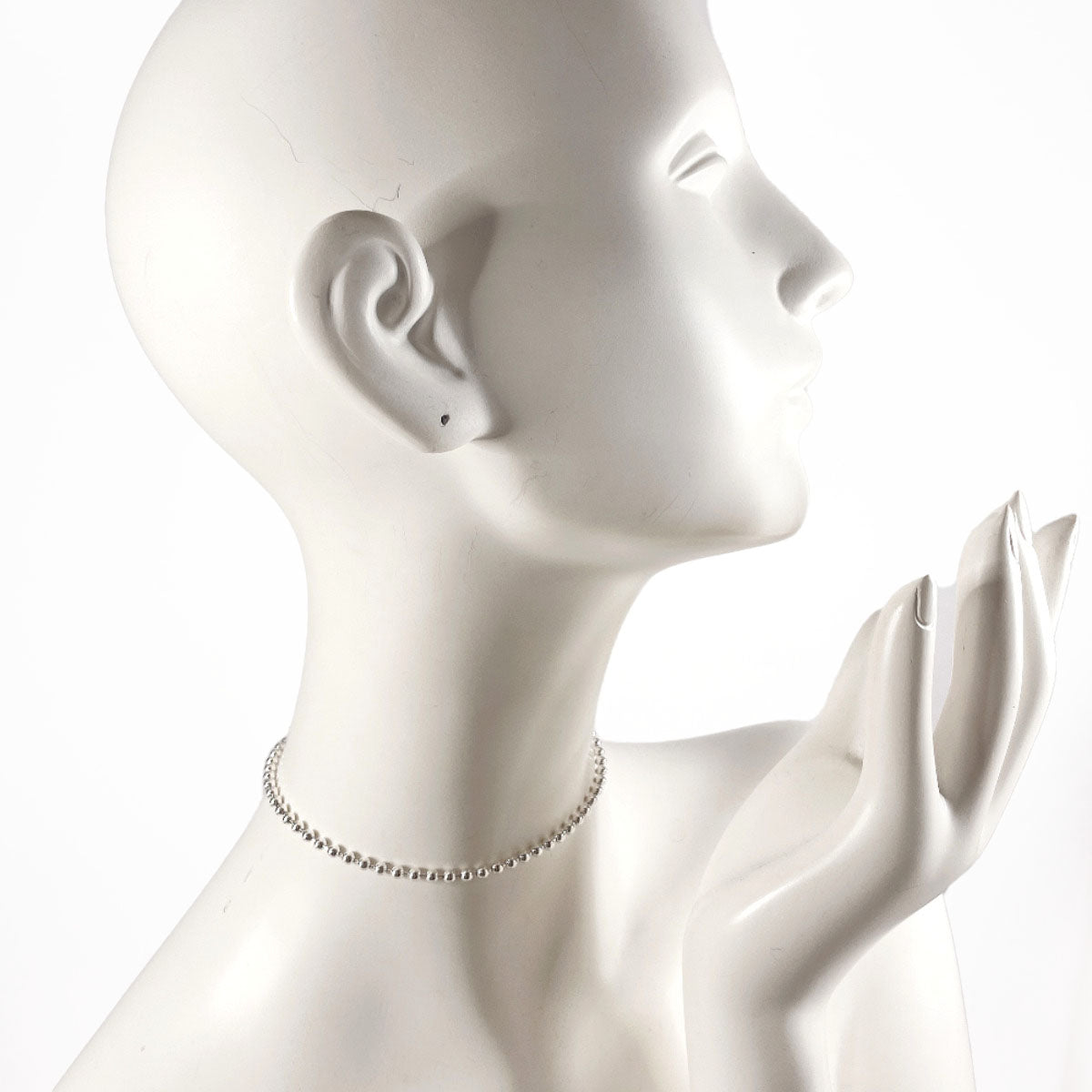 GUCCI bracelet Silver925 Silver heart Ball chain