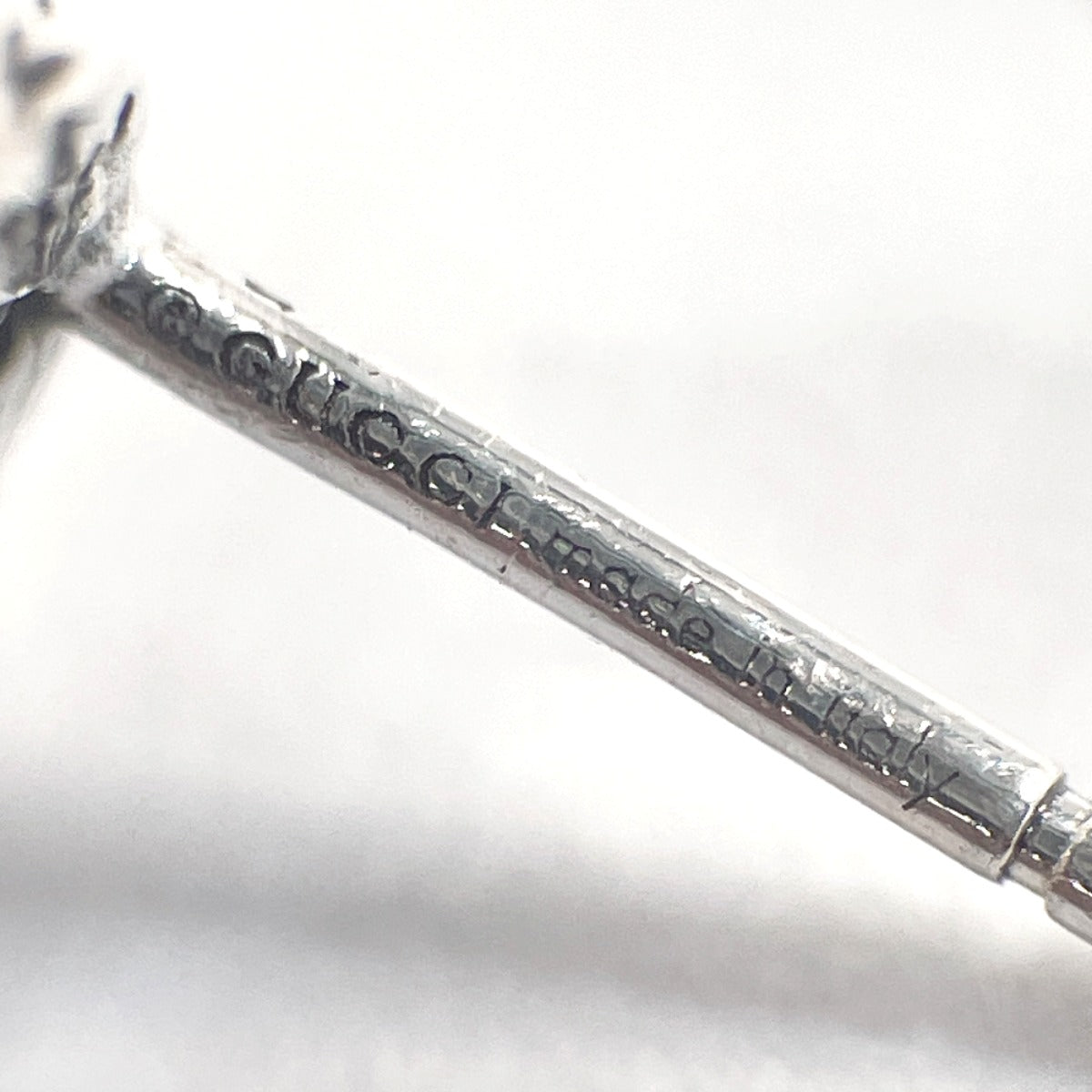 GUCCI Pierce 457109 J8400 0811 Silver925 Silver Interlocking G unisex Used