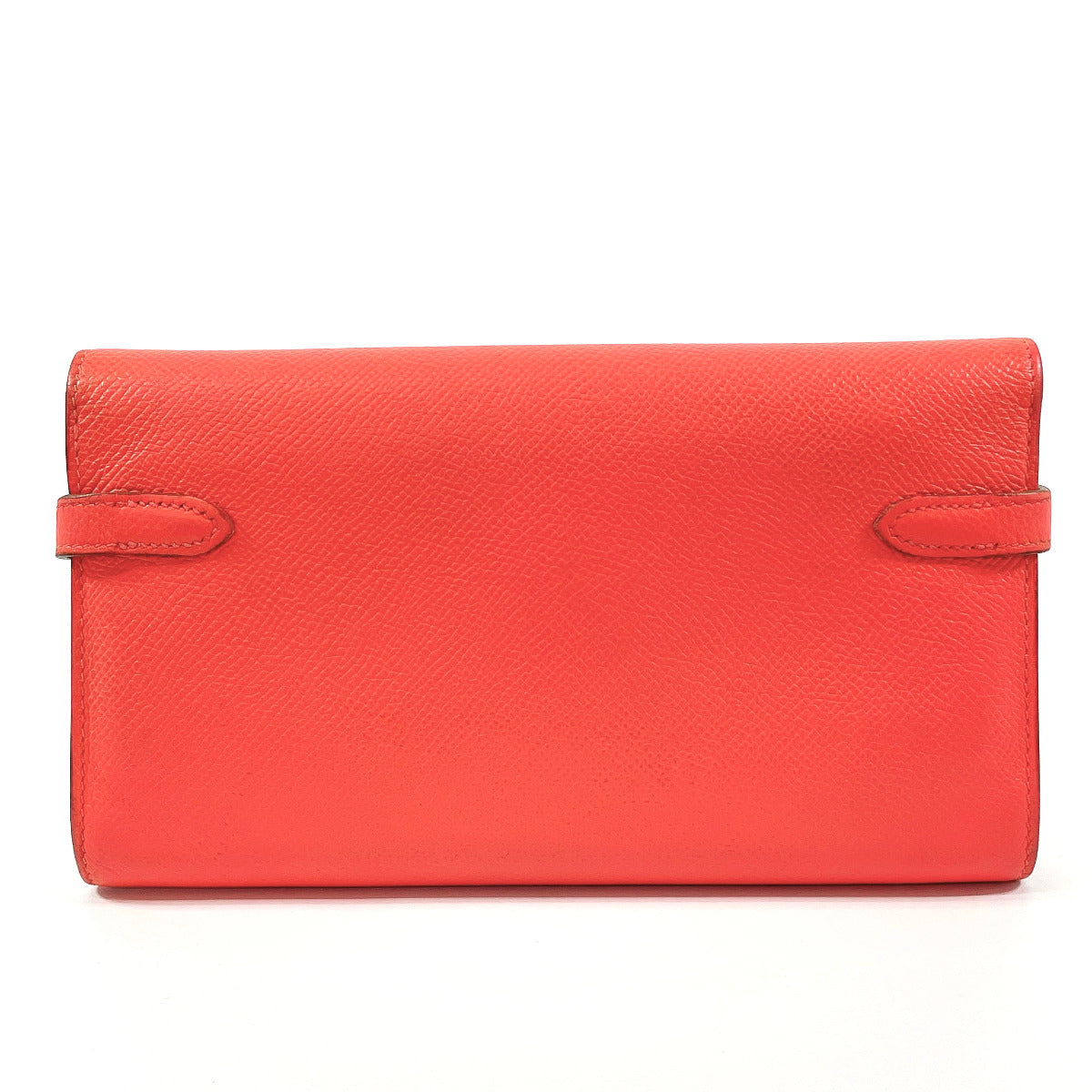 HERMES Long Wallet Purse Epsom pink Kelly wallet Women Used