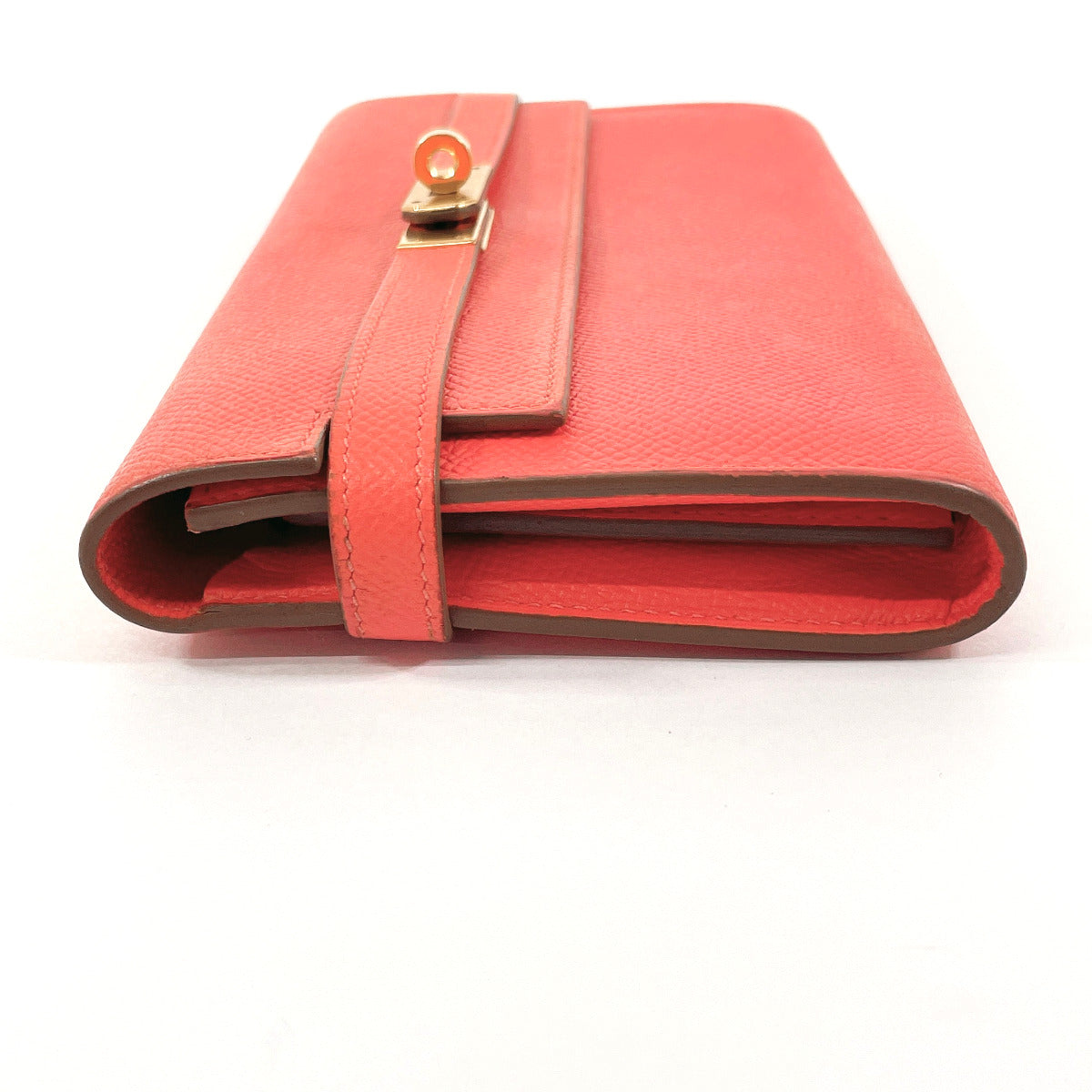 HERMES Long Wallet Purse Epsom pink Kelly wallet Women Used