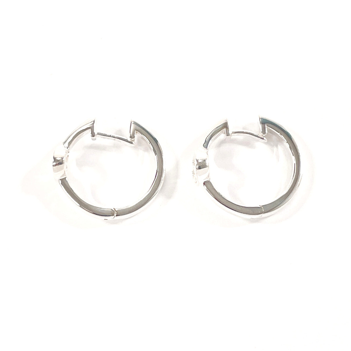 GUCCI Pierce 796323 J8400 8106 Silver925 Silver Hoop earring Interlocking
