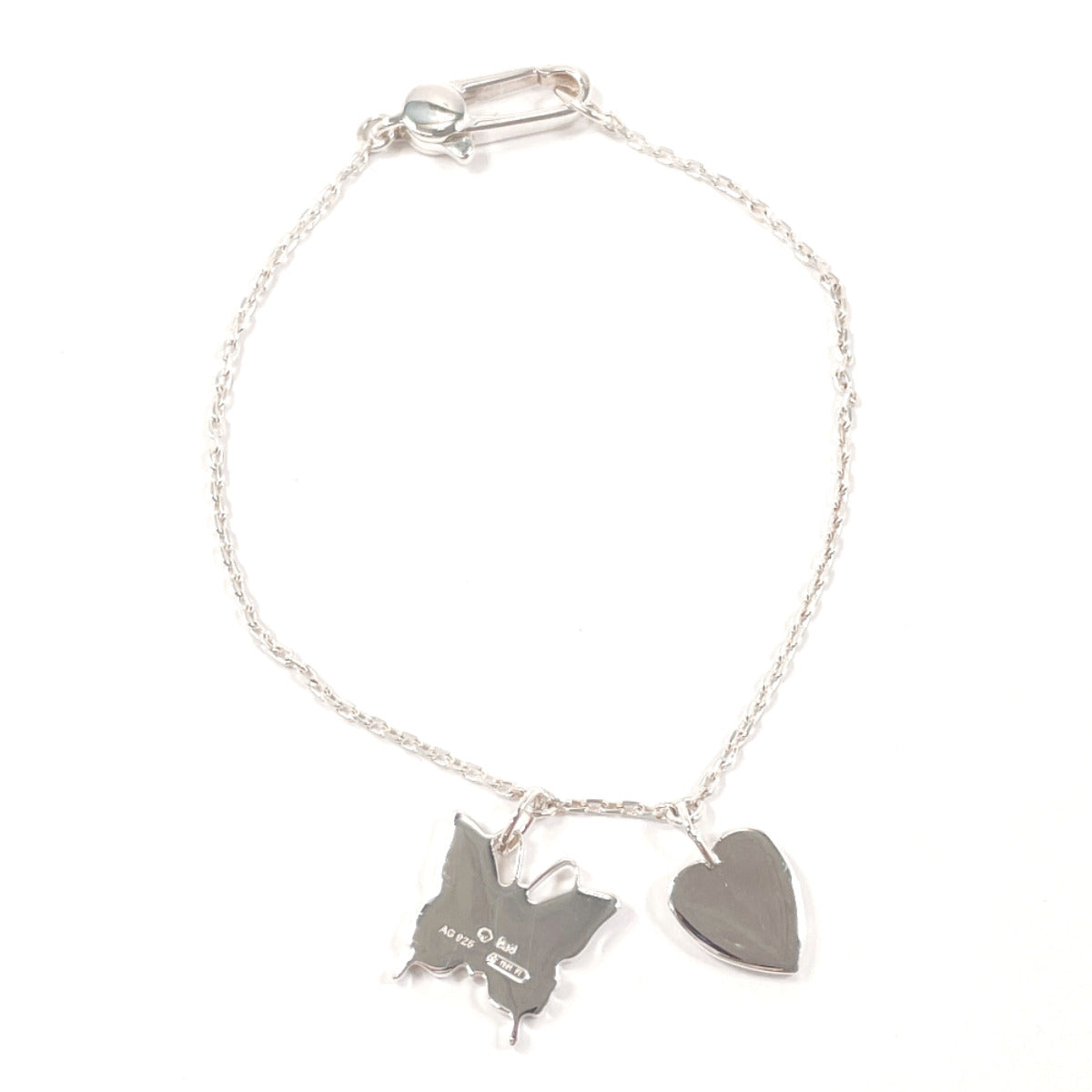 GUCCI bracelet Silver925 Silver Butterfly heart