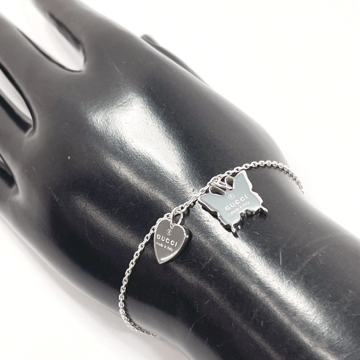 GUCCI bracelet Silver925 Silver Butterfly heart