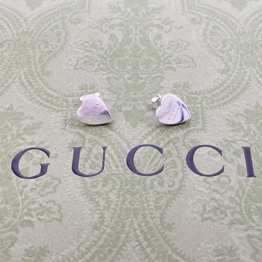 GUCCI Pierce 223990 J8400 8106 Silver925 Silver Trademark heart shape