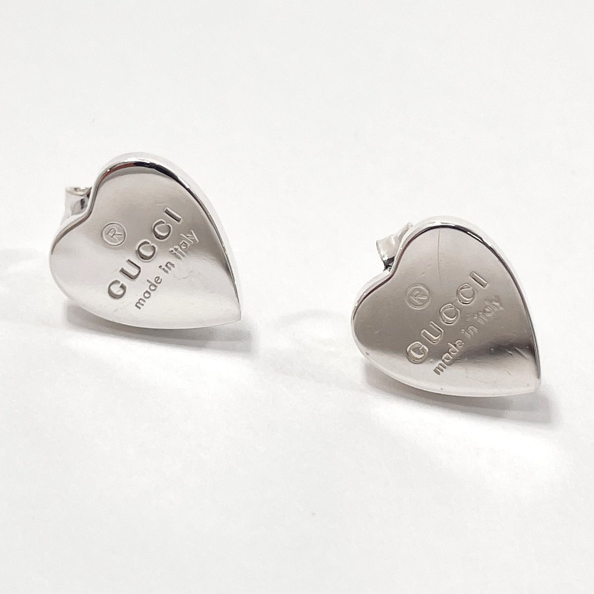 GUCCI Pierce 223990 J8400 8106 Silver925 Silver Trademark heart shape