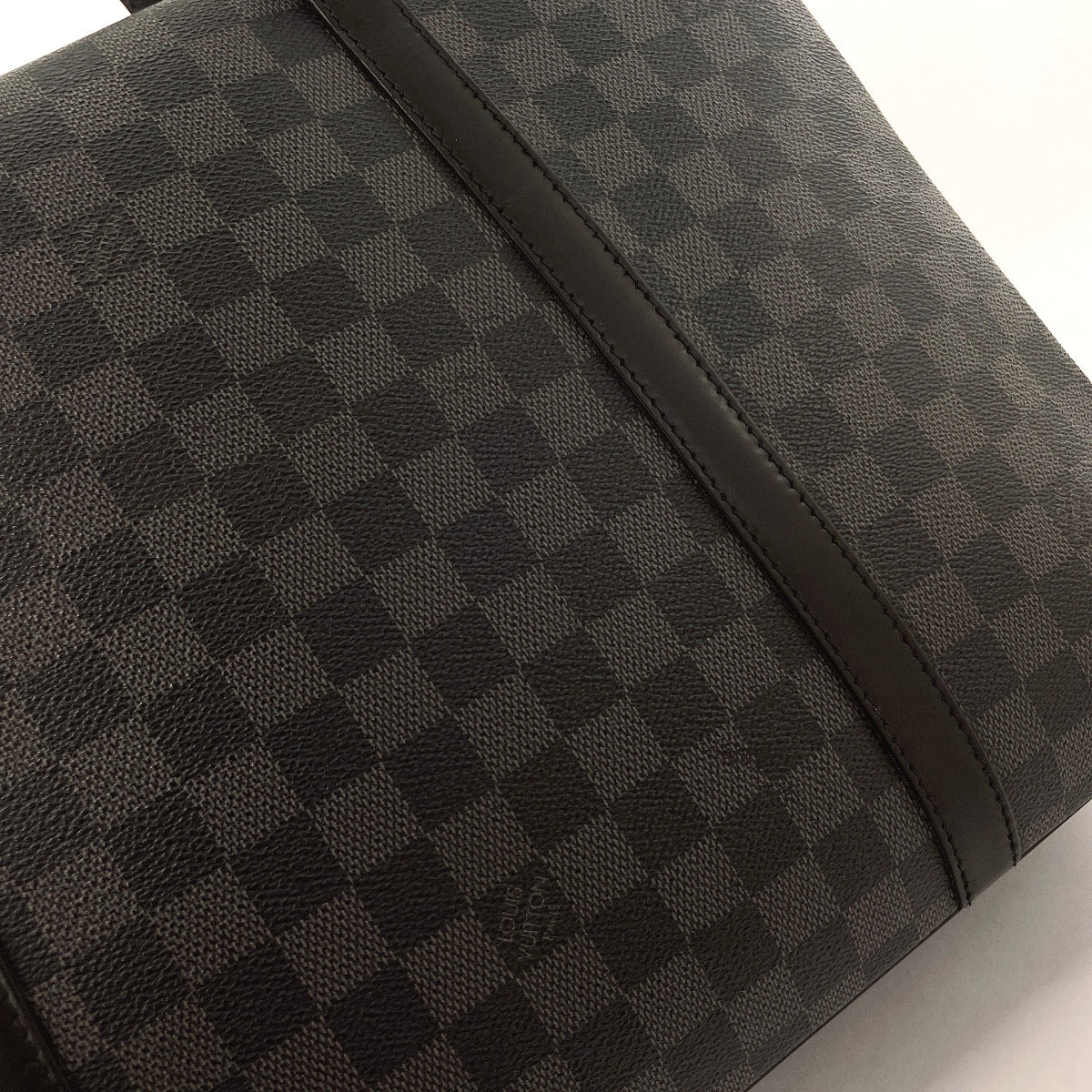 LOUIS VUITTON Business bag N48118 Damier Grafitte black Yone mens Used