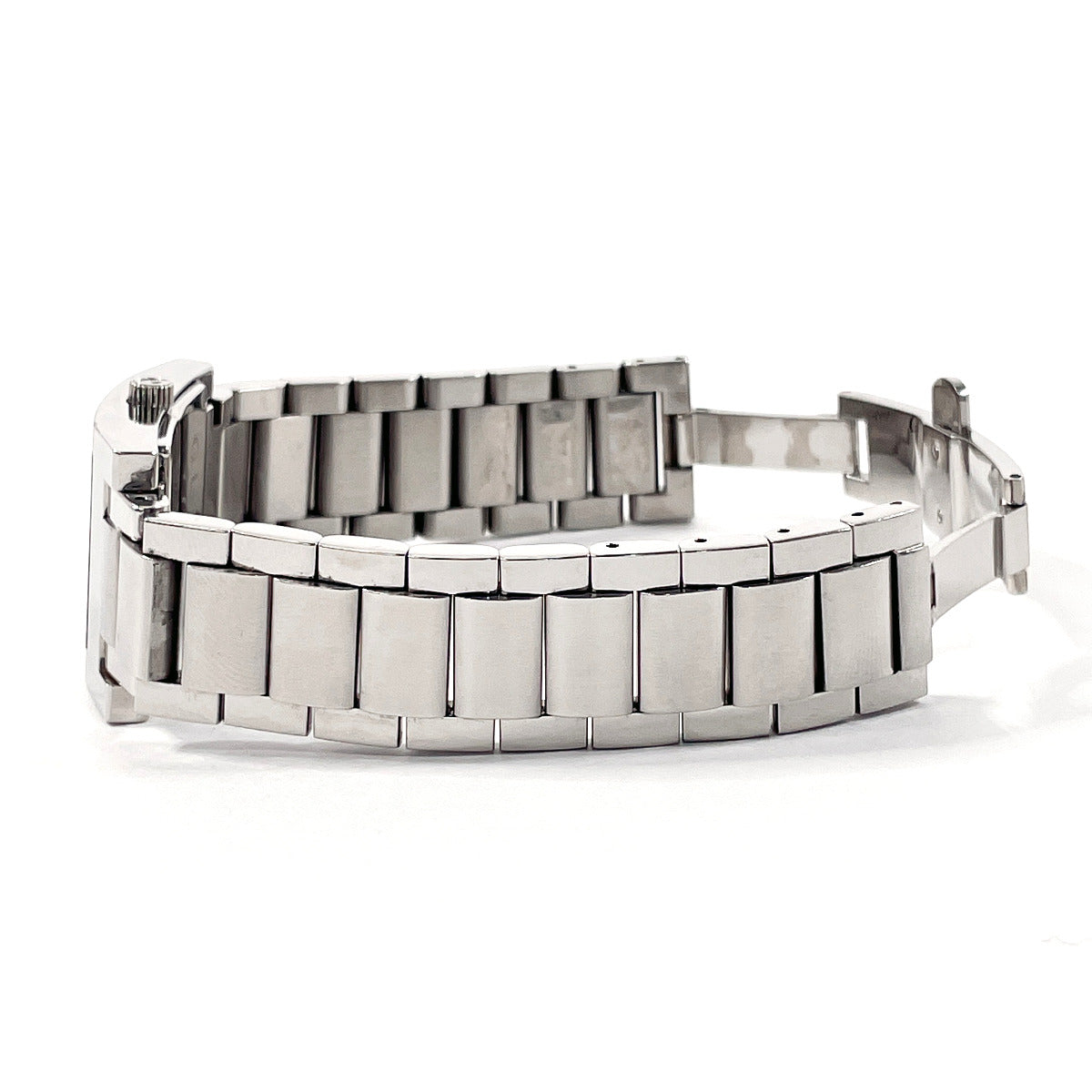 GUCCI Watches Quartz 7700L Stainless Steel Silver black dial
