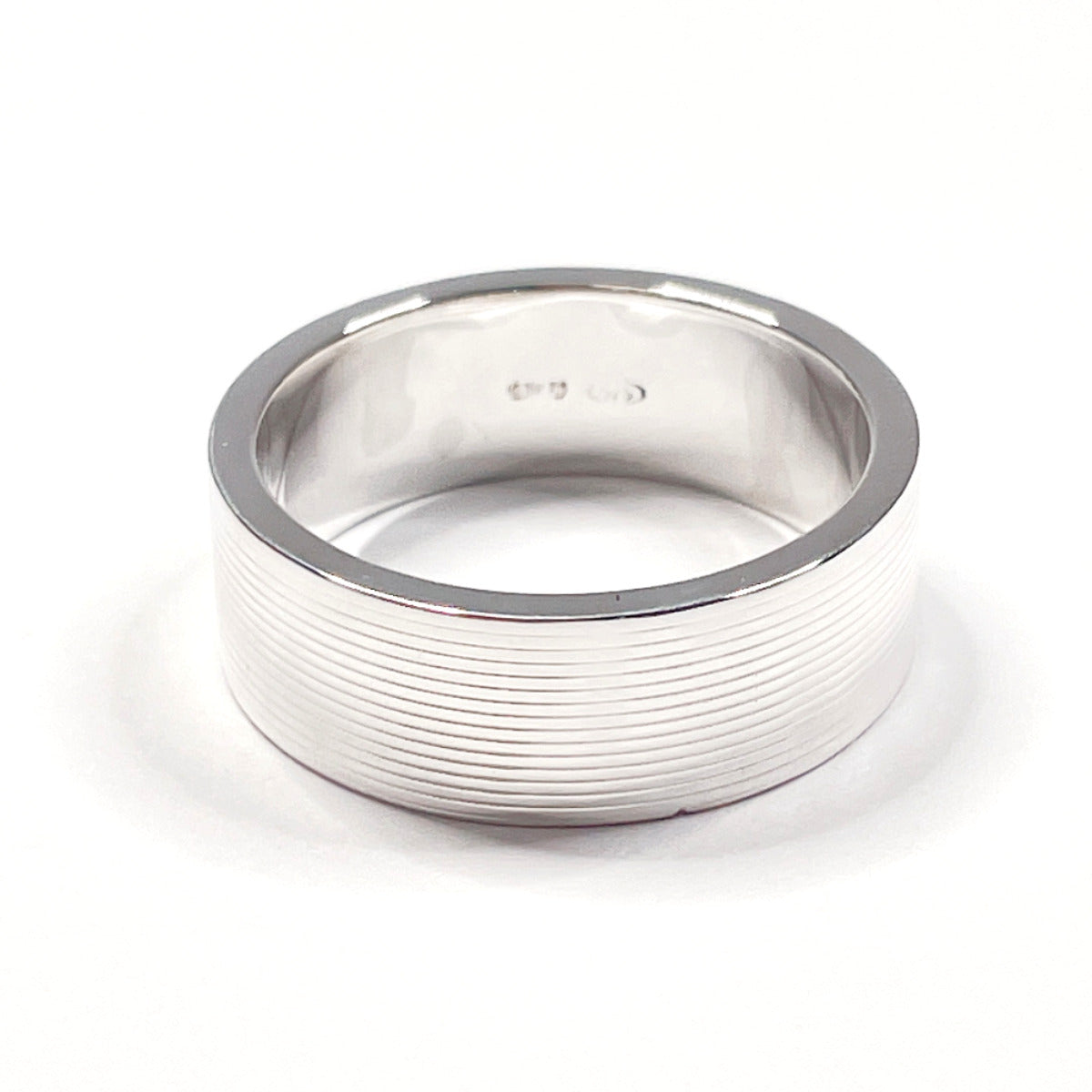 GUCCI Ring Silver925 Silver logo mens 24 Used