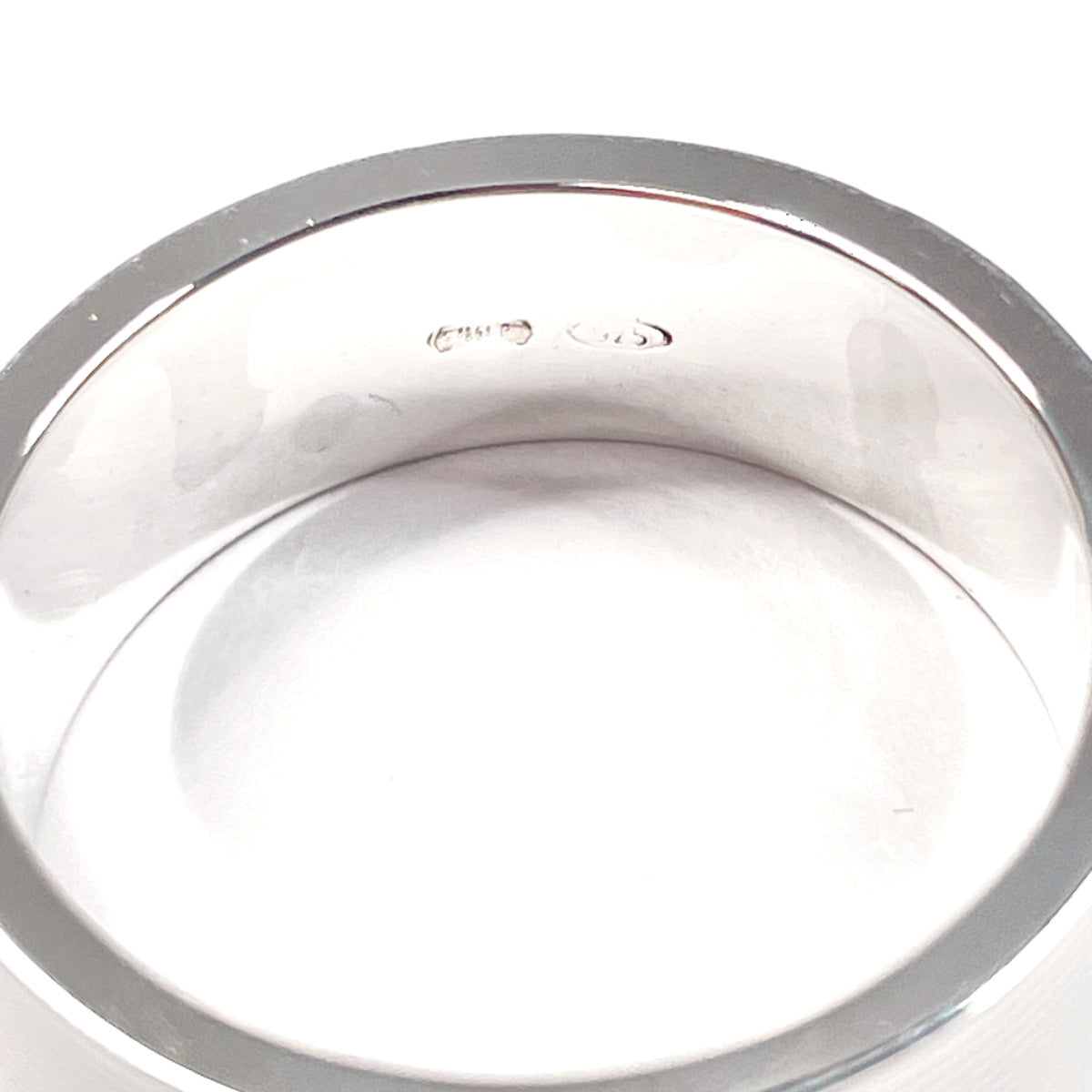 GUCCI Ring Silver925 Silver logo mens 24 Used