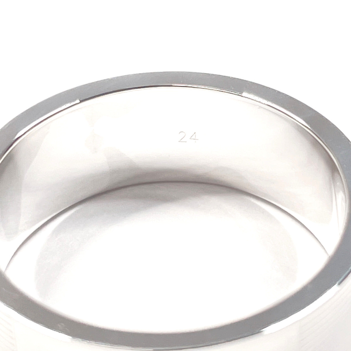 GUCCI Ring Silver925 Silver logo mens 24 Used