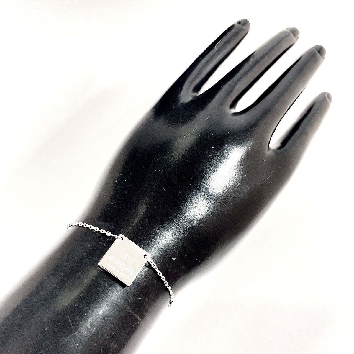 GUCCI bracelet Silver925 Silver Women 19 Used