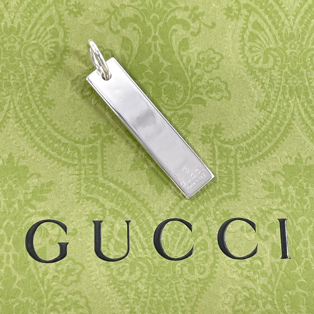 GUCCI Pendant top Silver925 Silver With logo unisex Used