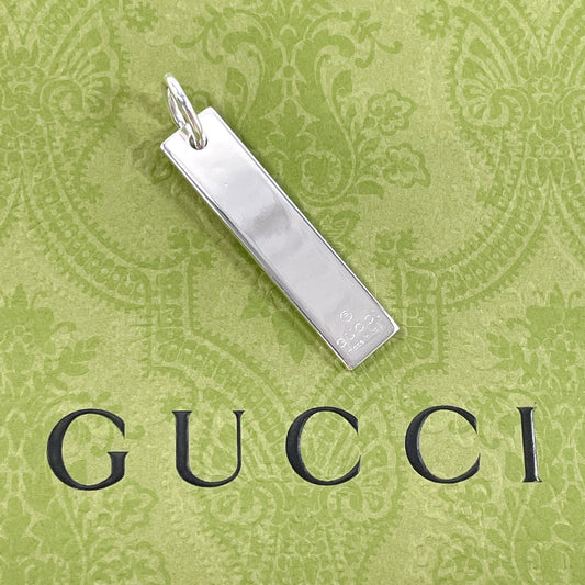 GUCCI Pendant top Silver925 Silver With logo unisex Used