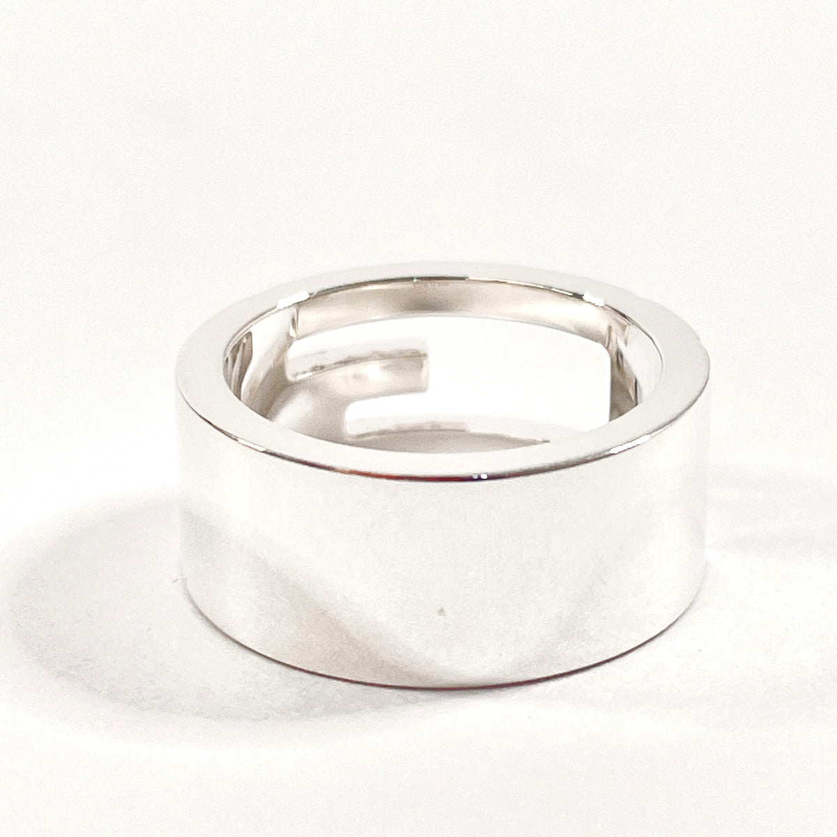 GUCCI Ring Silver925 Silver Branded Cutout G Women 8 Used