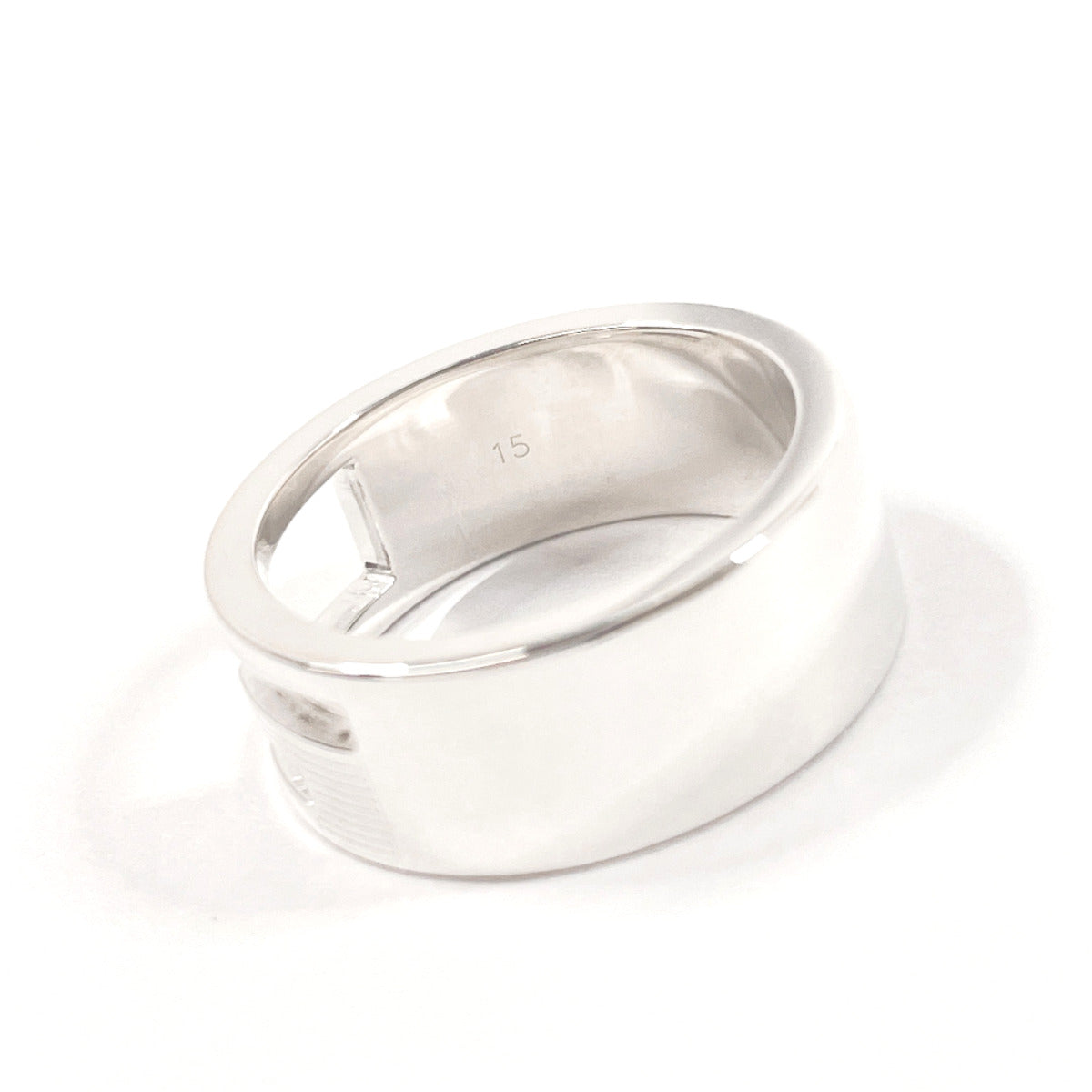 GUCCI Ring Silver925 Silver Branded Cutout G Women 15 Used