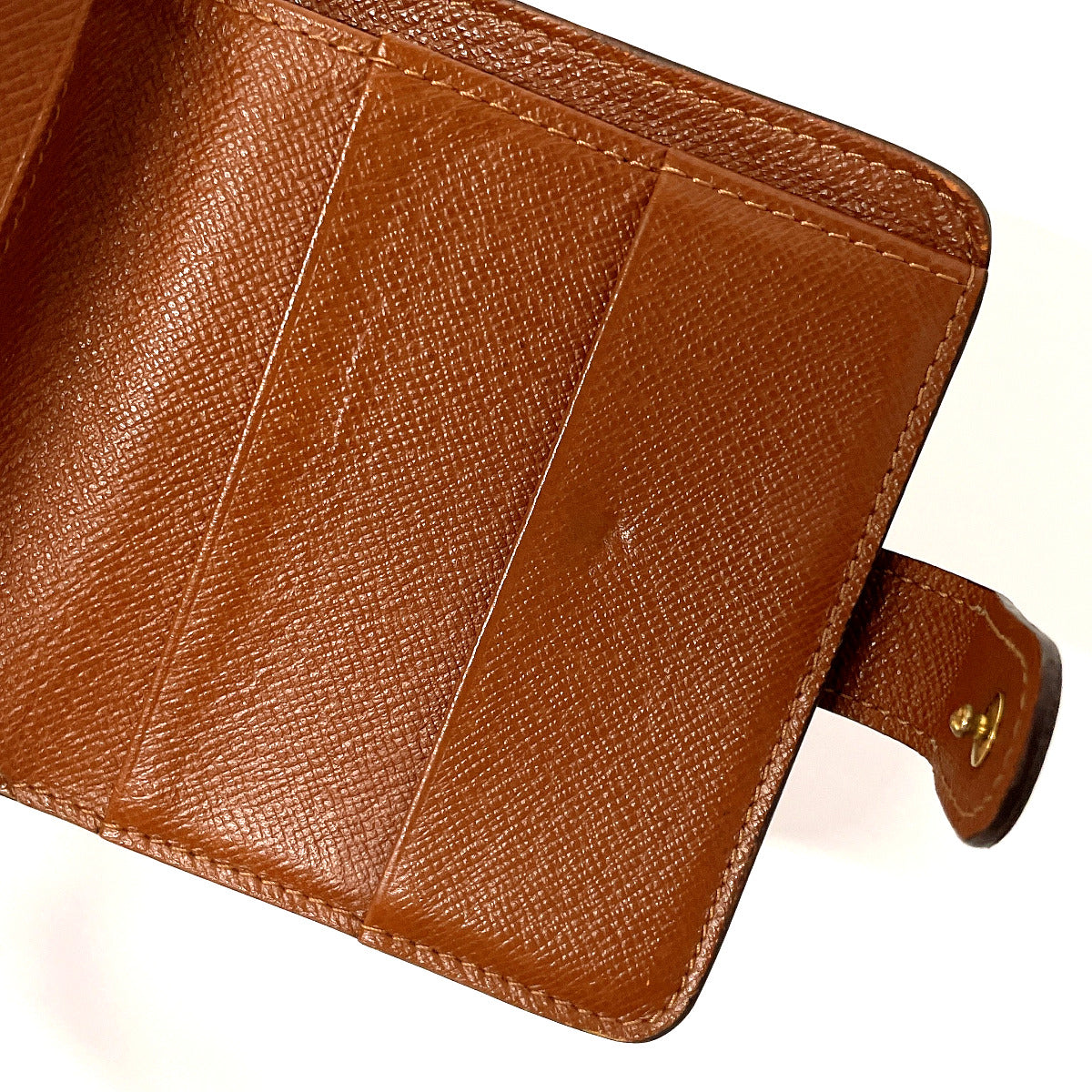 LOUIS VUITTON Bifold Wallet M61667 Monogram canvas Brown Compact zip