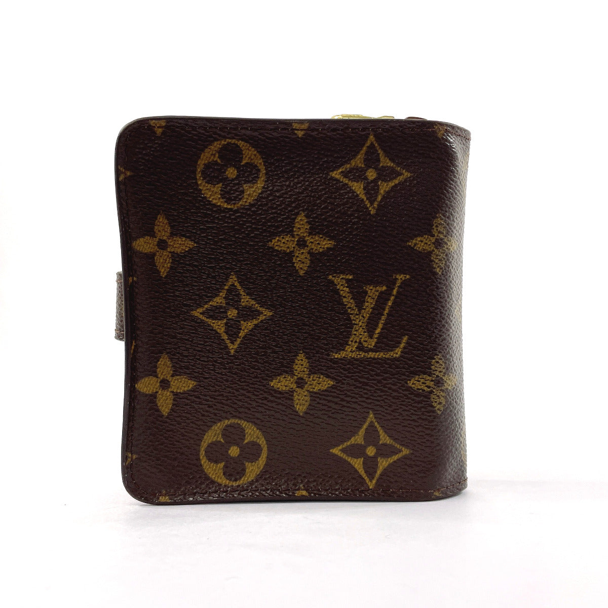 LOUIS VUITTON Bifold Wallet M61667 Monogram canvas Brown Compact zip