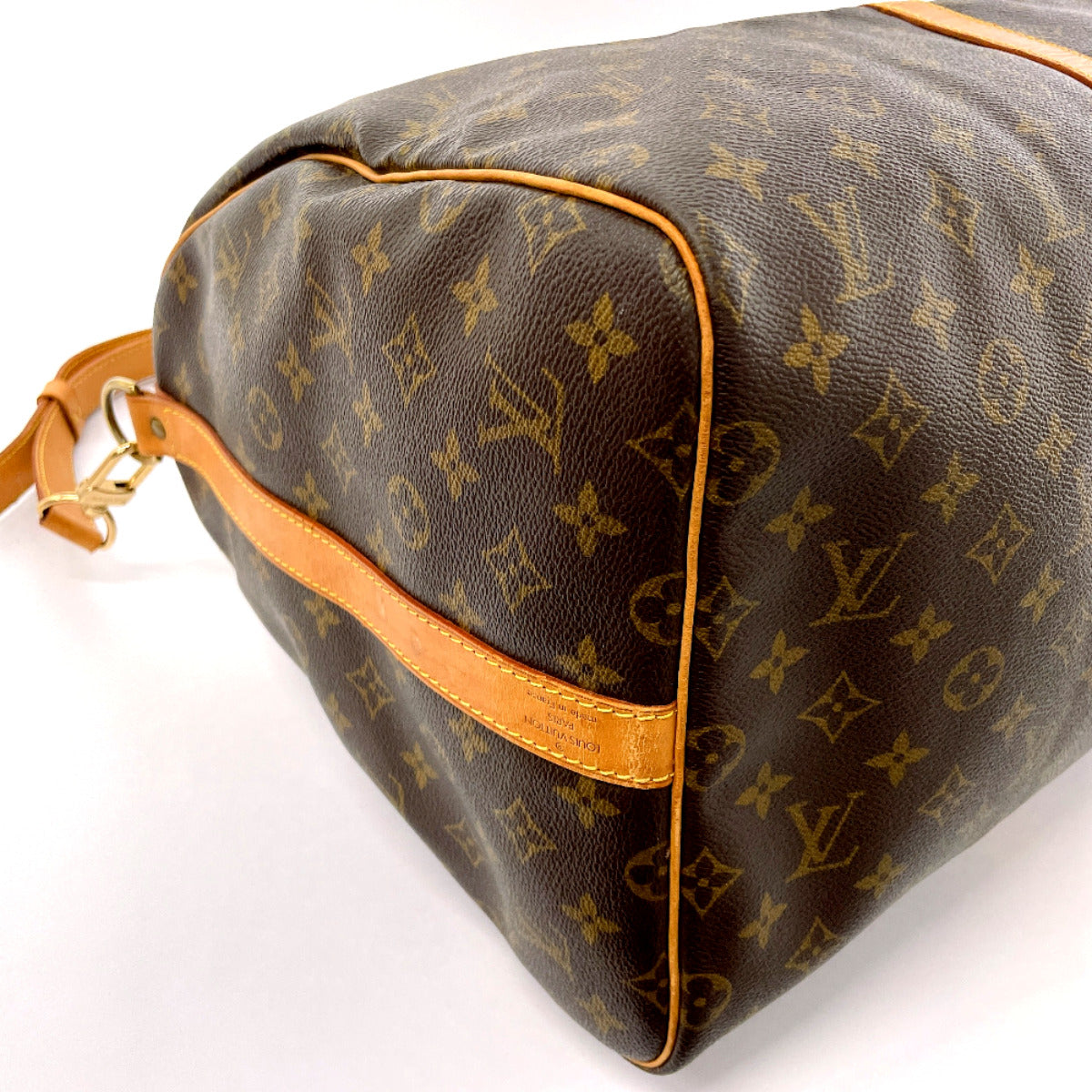 LOUIS VUITTON Boston Duffel bag M41414 Monogram canvas Brown Keepall  bandouliere 55