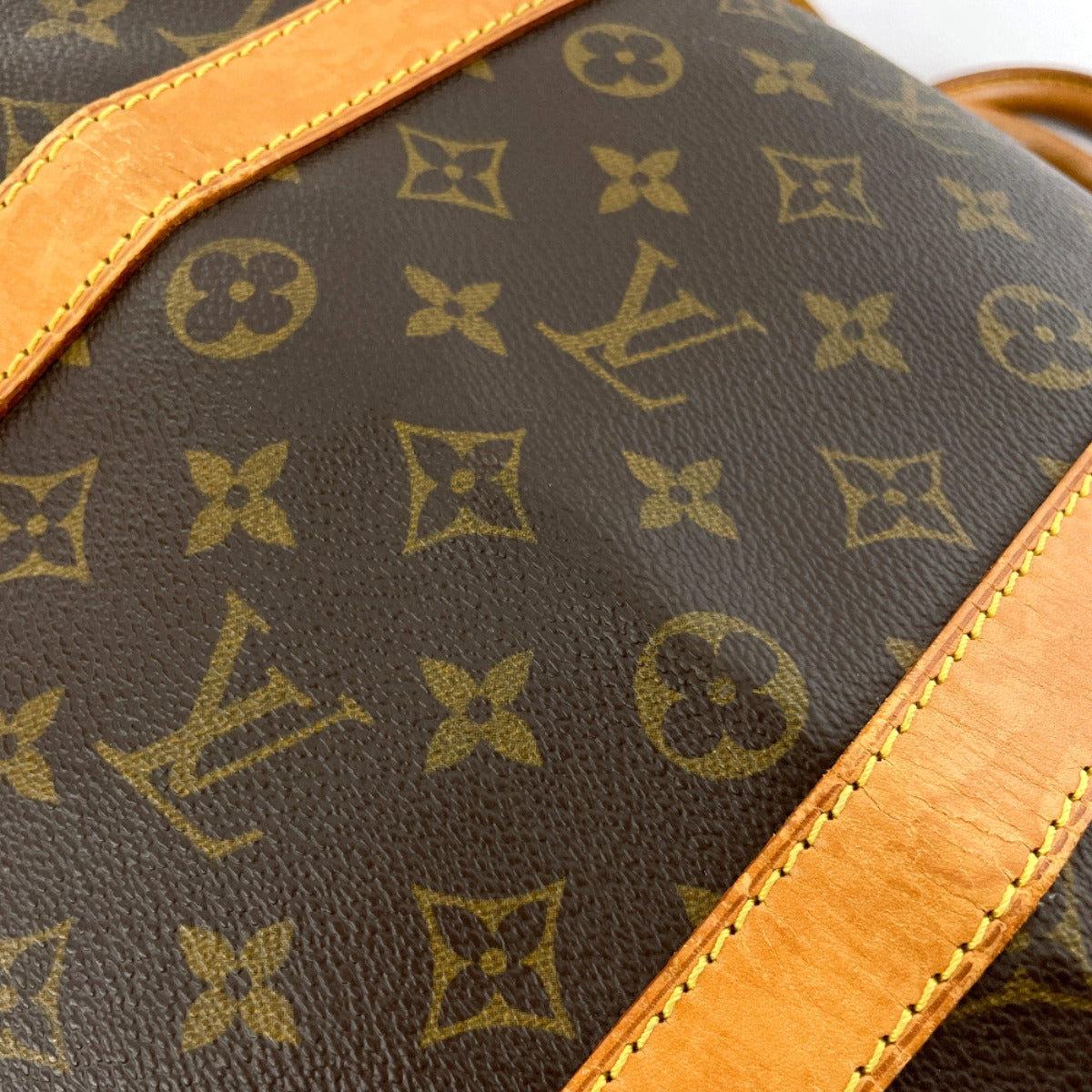LOUIS VUITTON Boston Duffel bag M41414 Monogram canvas Brown Keepall  bandouliere 55