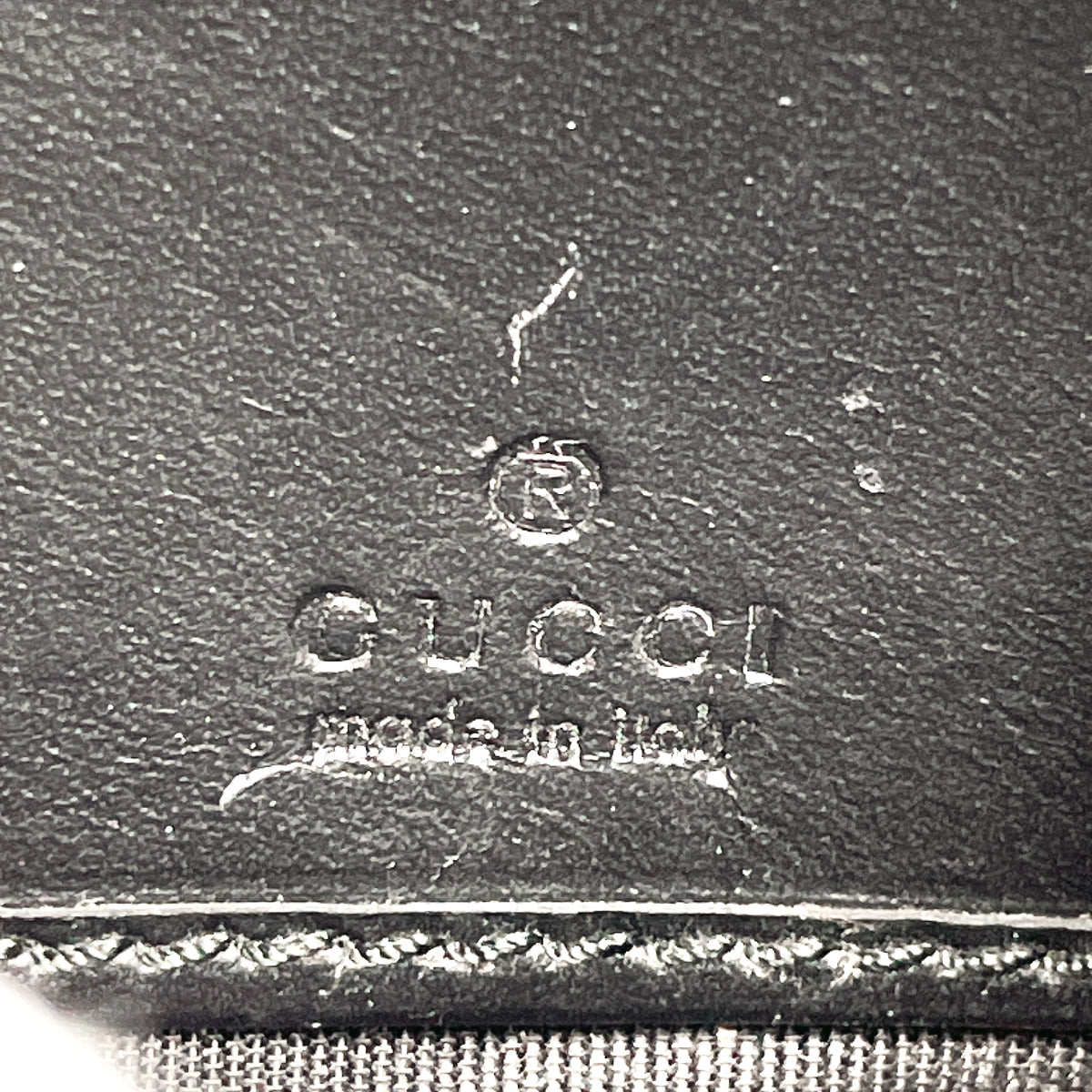 GUCCI Long Wallet Purse 388679 Sima leather black ribbon