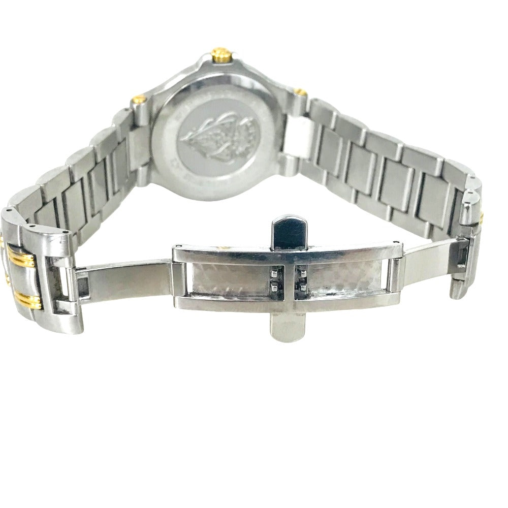 GUCCI Watches Quartz 9040M Stainless Steel Silver Date combination Gold Plated Ivory dial