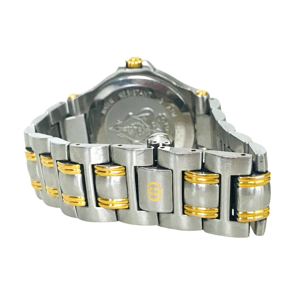 GUCCI Watches Quartz 9040M Stainless Steel Silver Date combination Gold Plated Ivory dial
