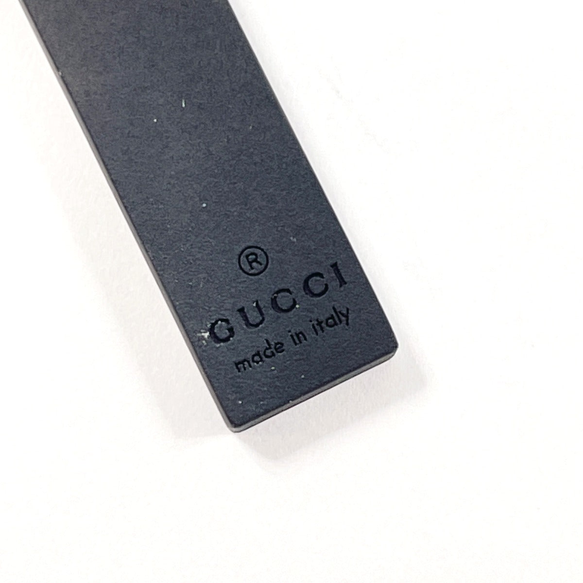 GUCCI Necklace Silver925 , Leather Silver GG Tag Chain