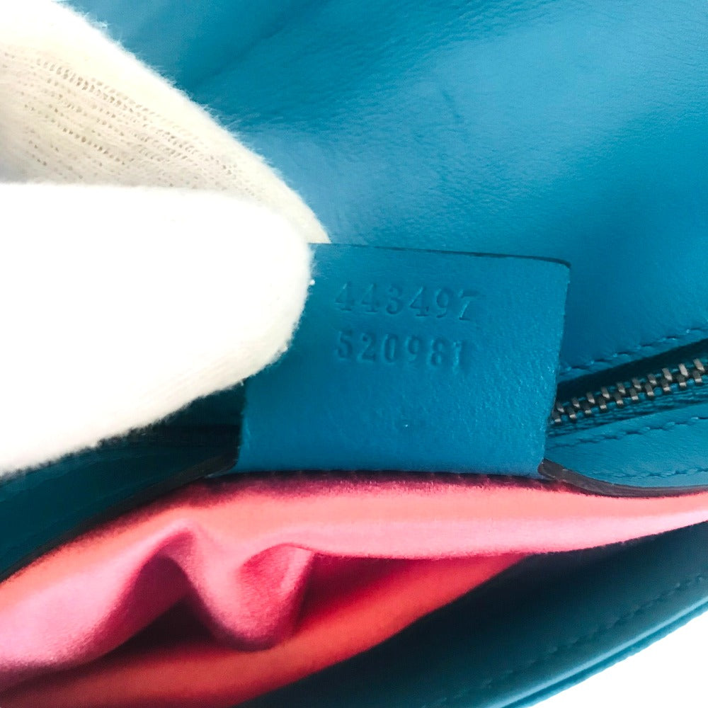 GUCCI Shoulder Bag 443497 Velor green GG Marmont