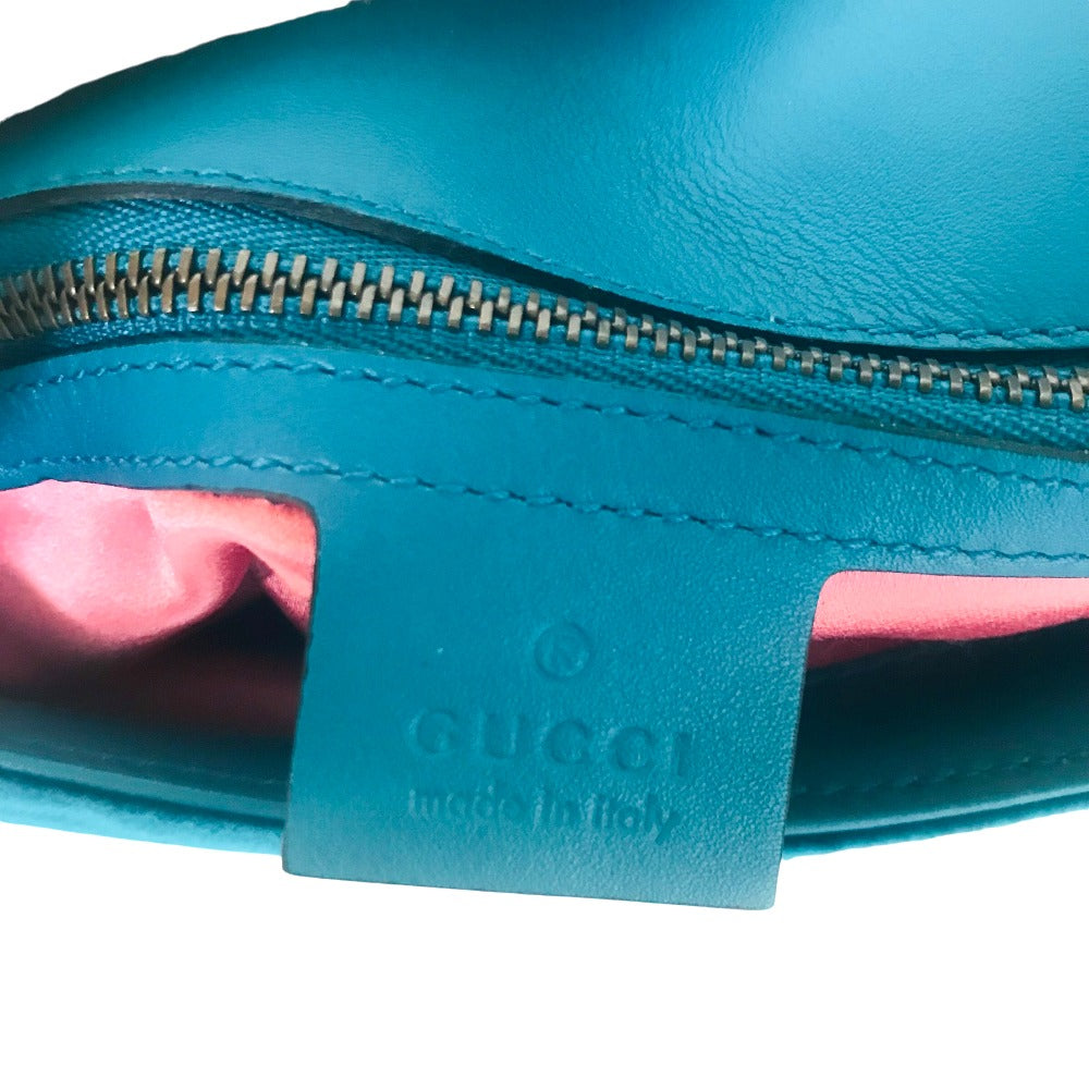 GUCCI Shoulder Bag 443497 Velor green GG Marmont