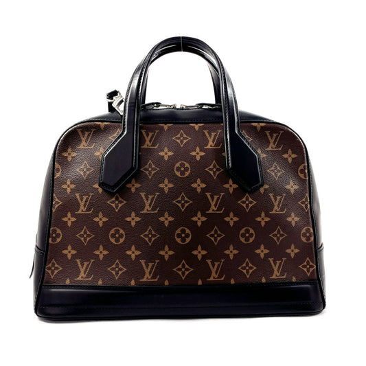 LOUIS VUITTON Handbag M40272 Monogram macacer Brown 2WAY Dora MM