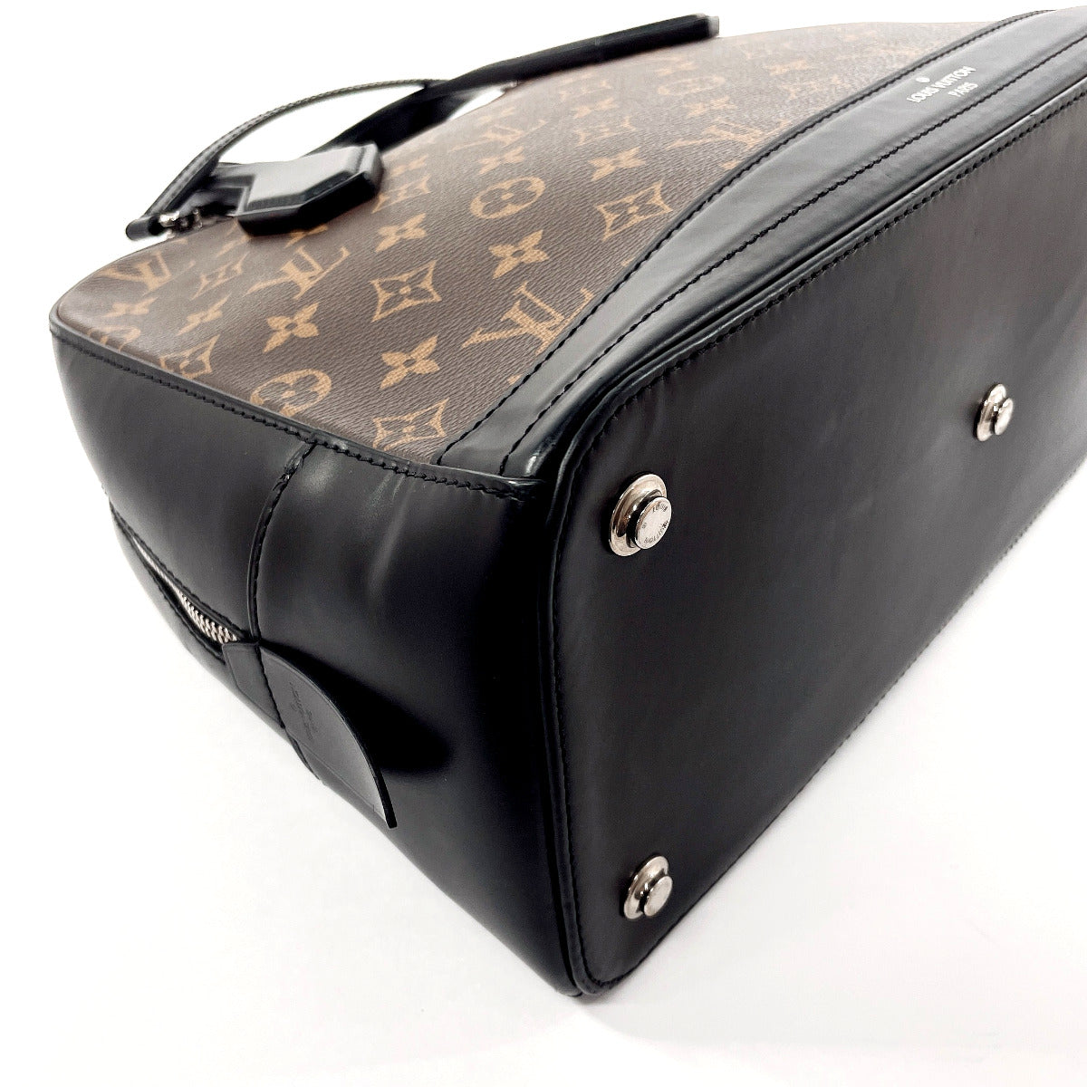 LOUIS VUITTON Handbag M40272 Monogram macacer Brown 2WAY Dora MM