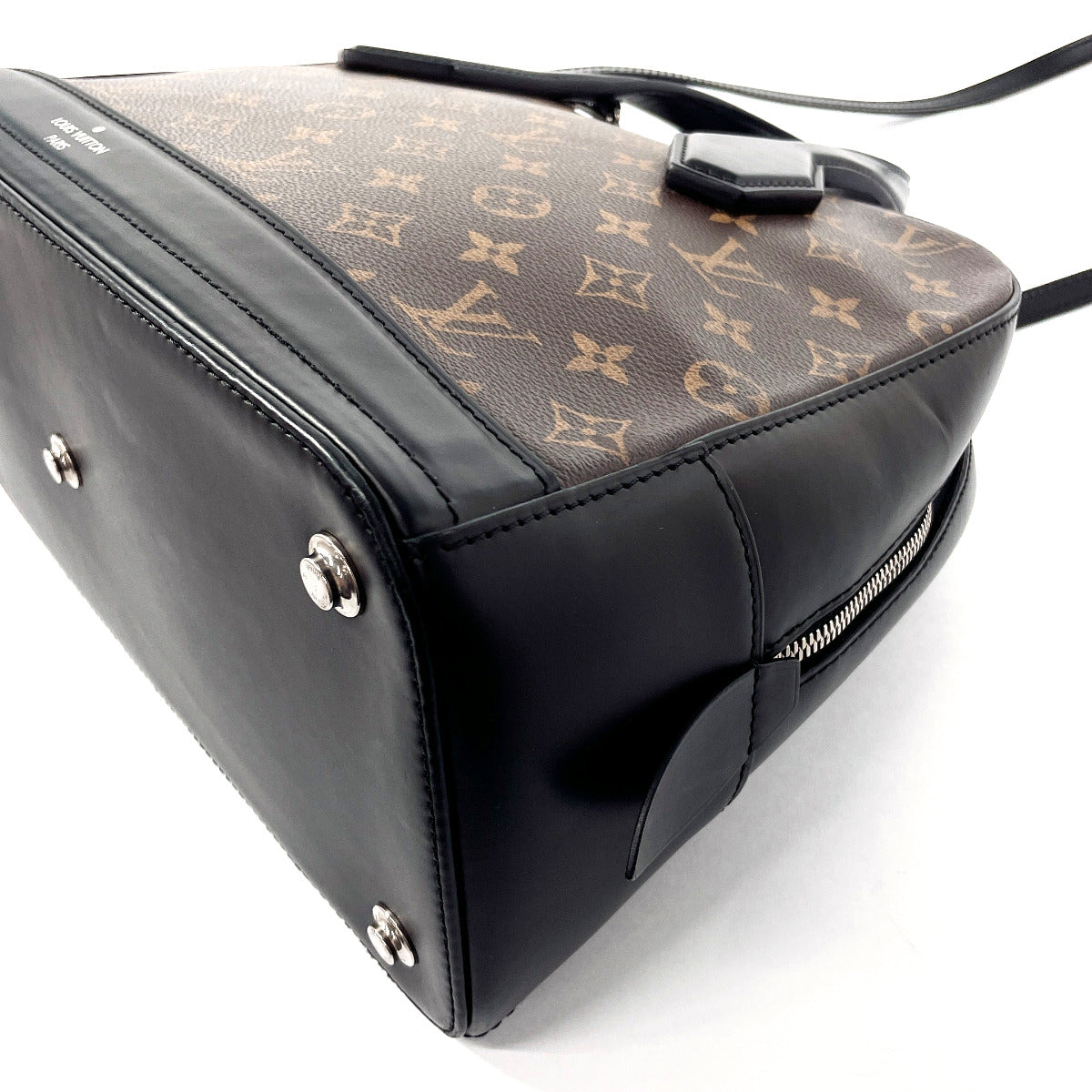 LOUIS VUITTON Handbag M40272 Monogram macacer Brown 2WAY Dora MM