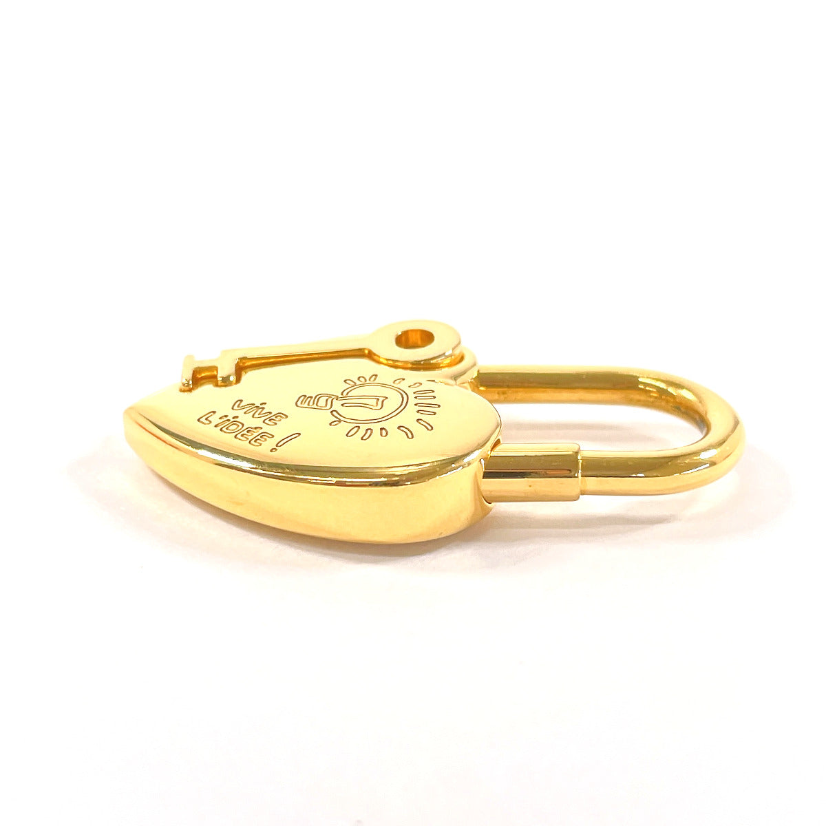 HERMES Cadena metal gold 2004 only Fantasy Heart ANNEE DE LA FANTAISIE