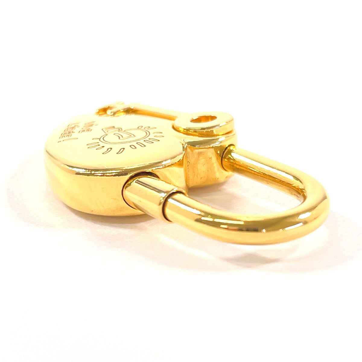 HERMES Cadena metal gold 2004 only Fantasy Heart ANNEE DE LA FANTAISIE