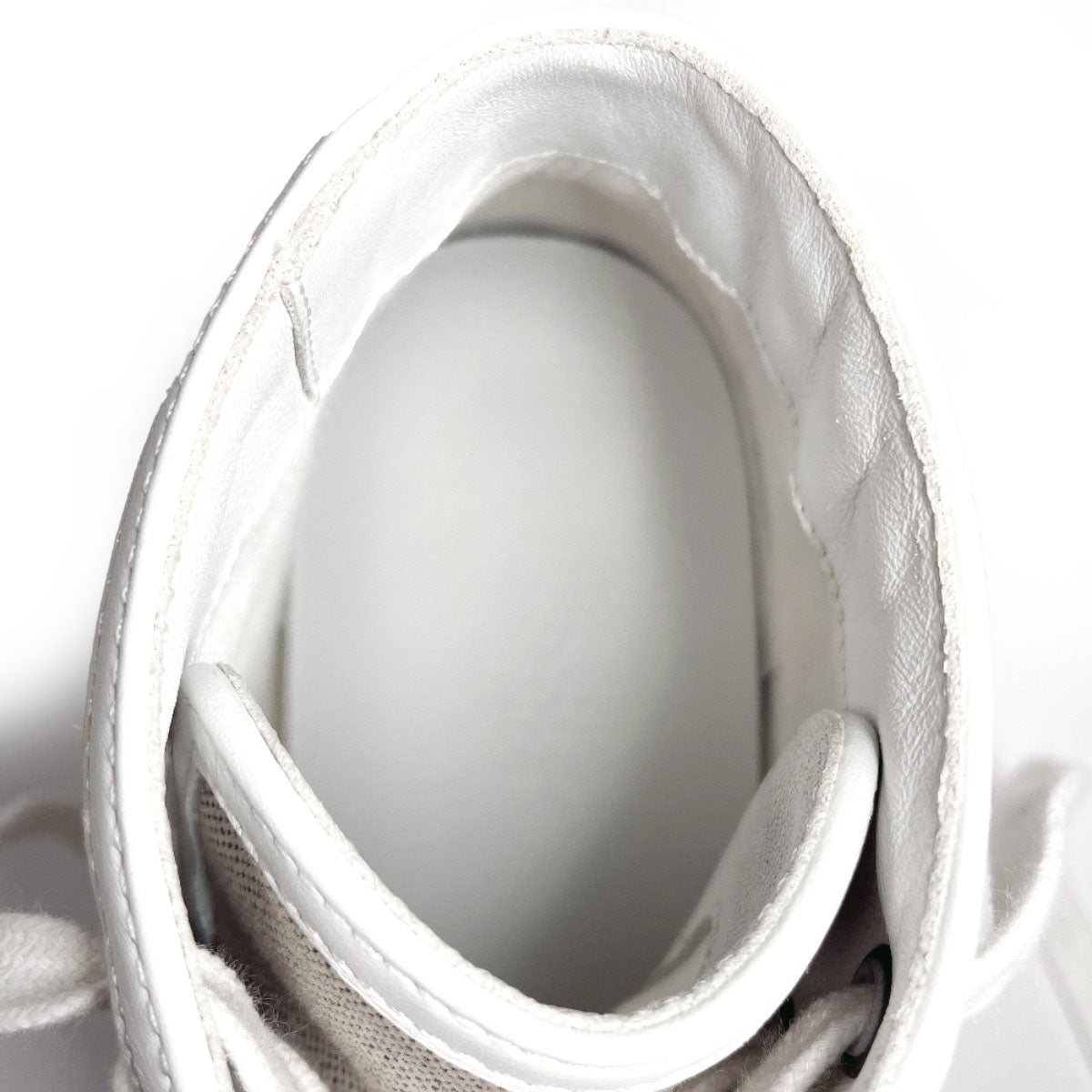 HERMES sneakers H231028Z PN370 Canvas, Leather white Get Up 37