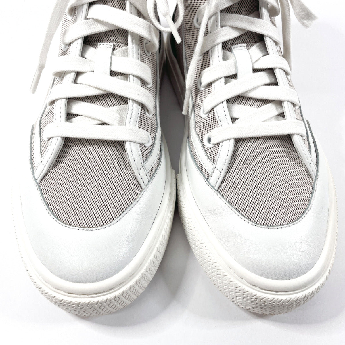 HERMES sneakers H231028Z PN370 Canvas, Leather white Get Up 37