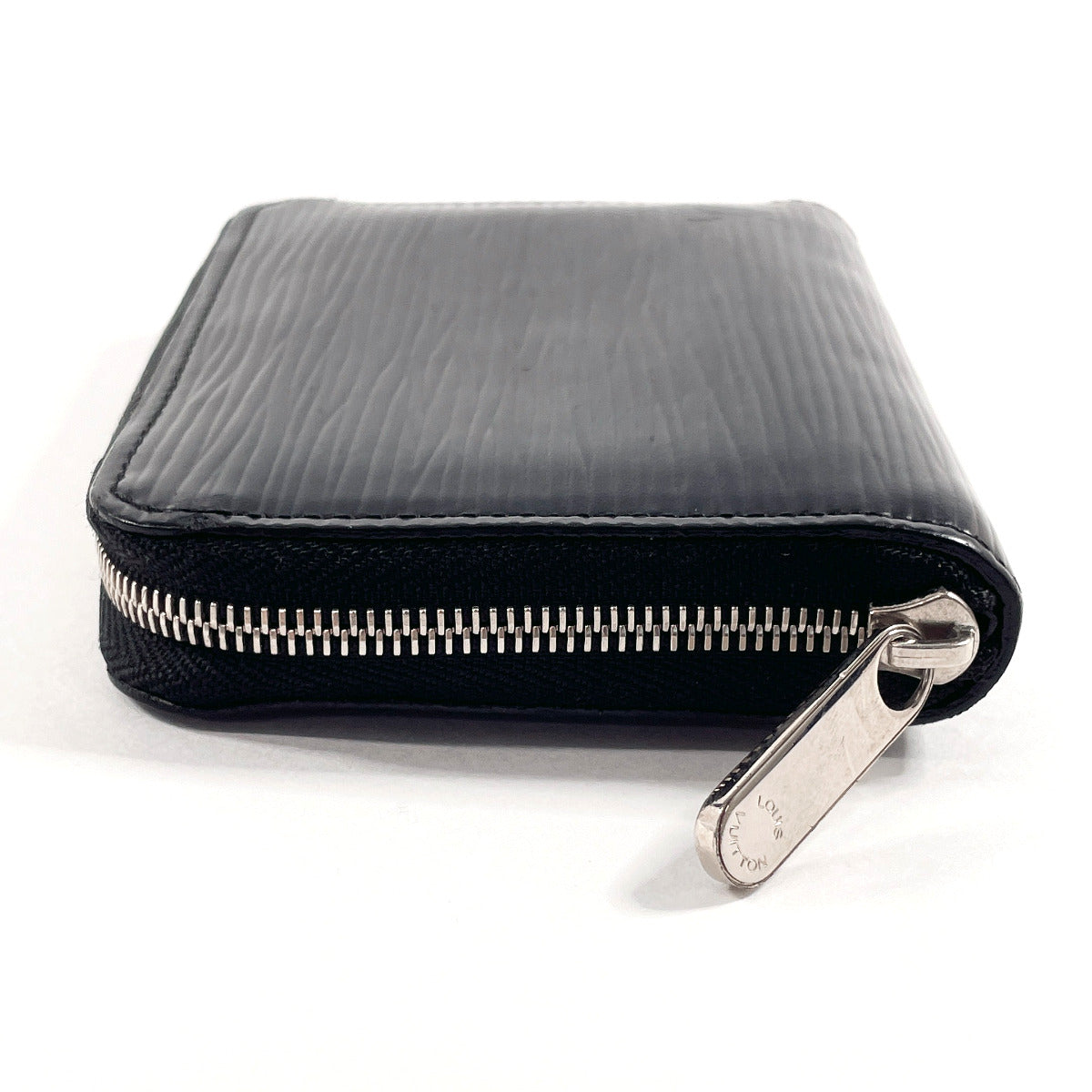 LOUIS VUITTON Coin case ‚l60152 Epi Leather black Zippy coin purse unisex Used