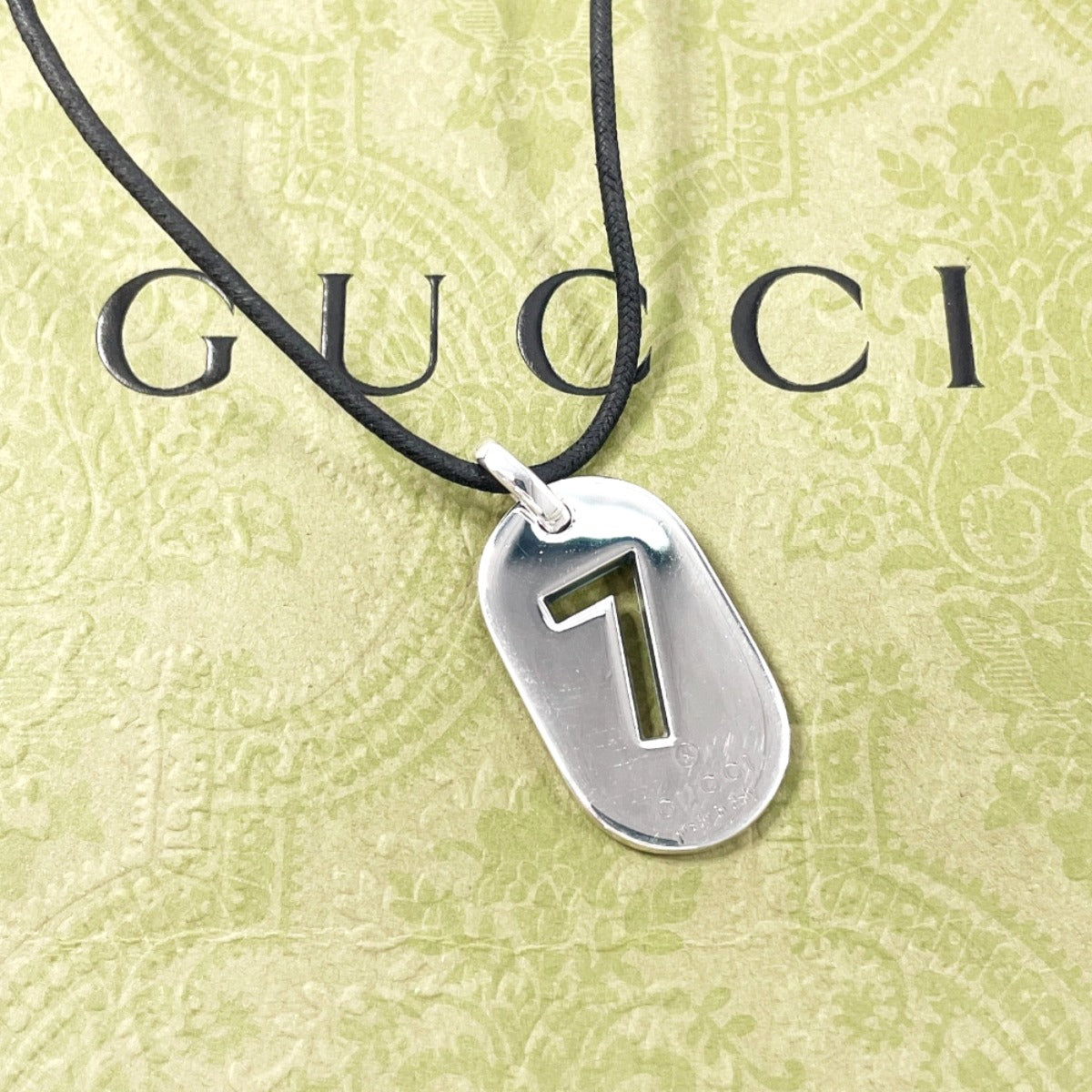 GUCCI Necklace Silver925 Silver No.7 Plate