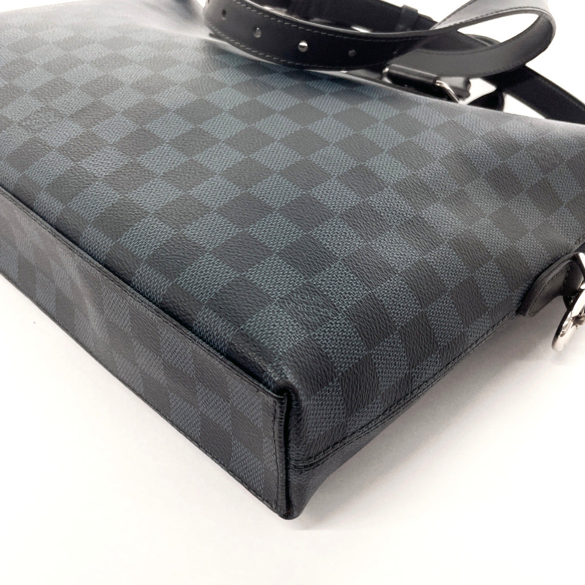 LOUIS VUITTON Business bag N42241 Damier Cobalt black 2WAY Porto Documents Jules mens Used