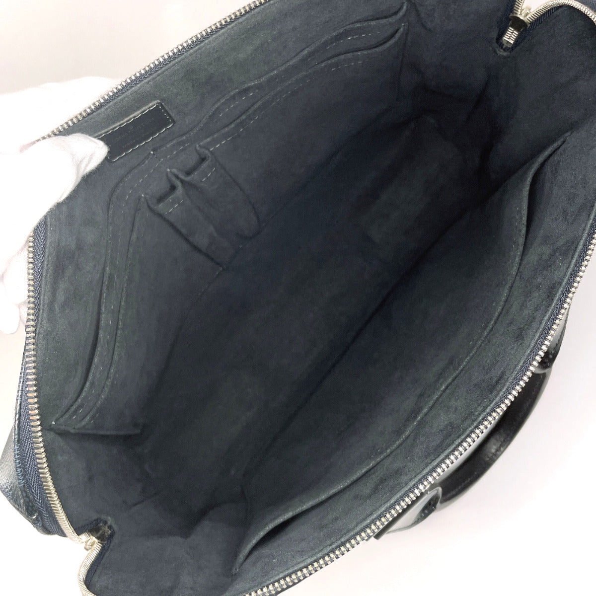 LOUIS VUITTON Business bag N42241 Damier Cobalt black 2WAY Porto Documents Jules mens Used