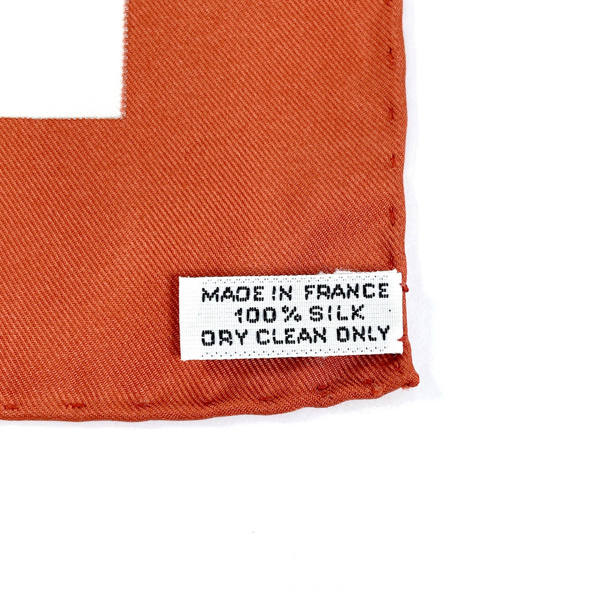 HERMES scarf 100% silk Brown BRIDES de GARA Carre 45 Women Used