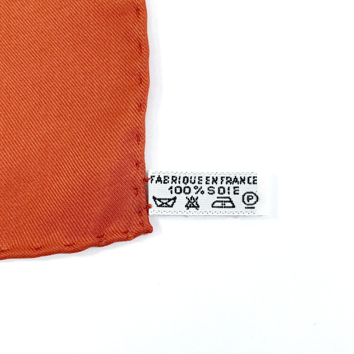 HERMES scarf 100% silk Brown BRIDES de GARA Carre 45 Women Used