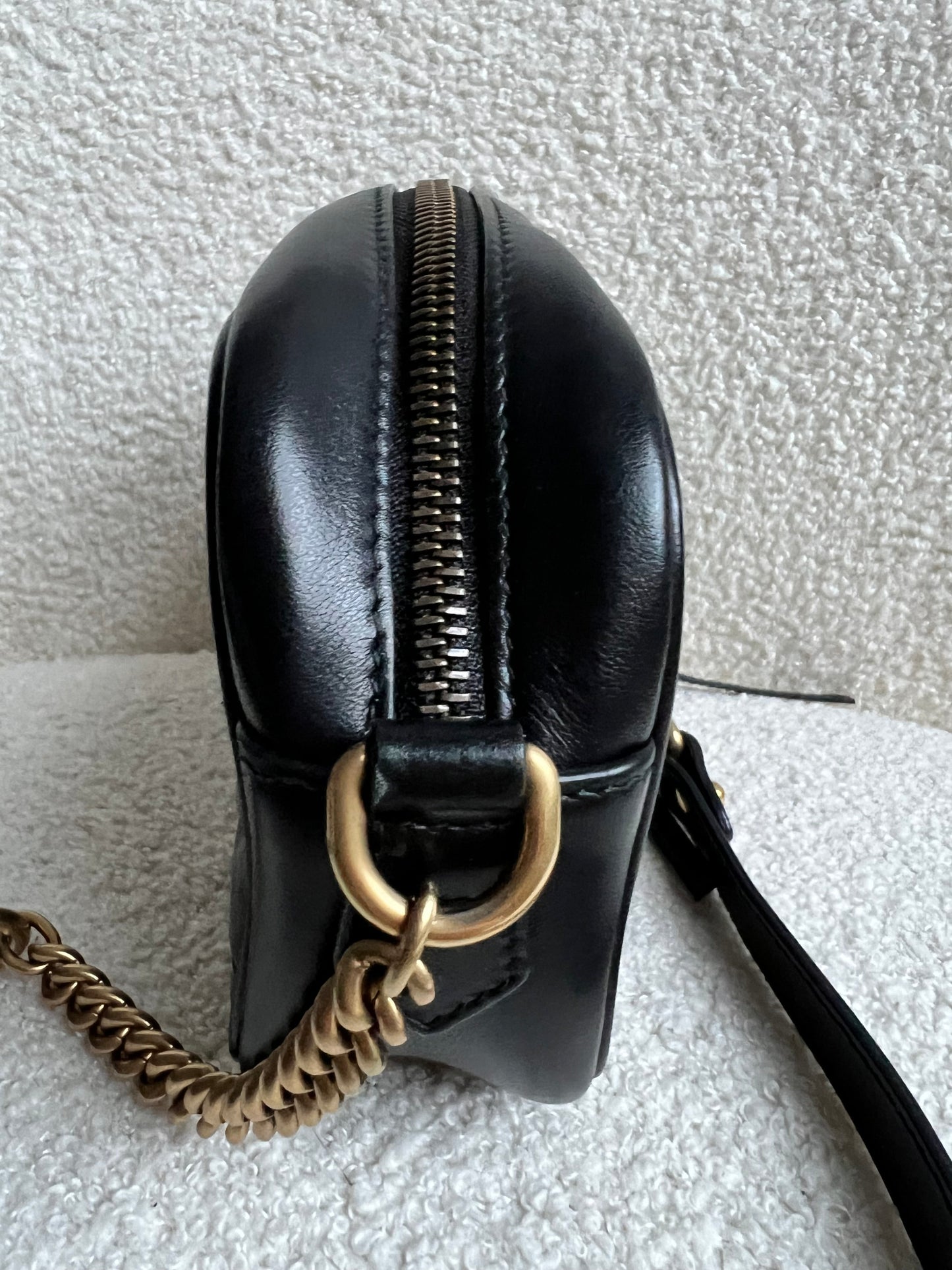 Gucci GG Black Marmont Mini Shoulder Bag (RRP £1,360)