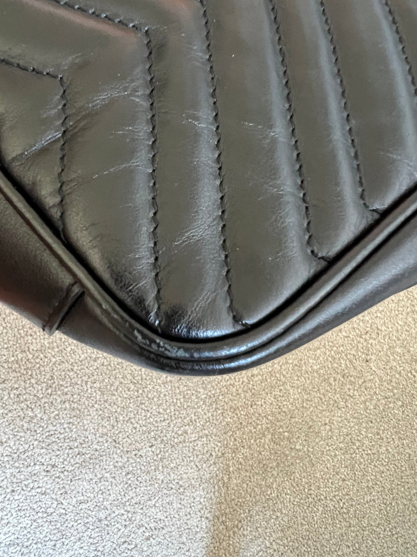 Gucci GG Black Marmont Small Shoulder Bag (RRP £1890)