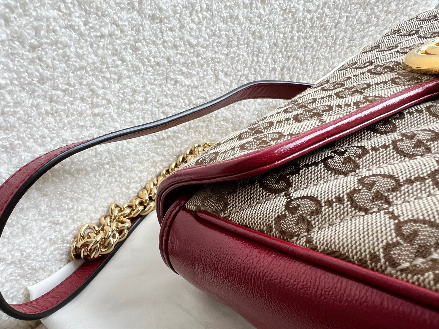 Gucci GG Beige Marmont Small Shoulder Bag (RRP £1,570)