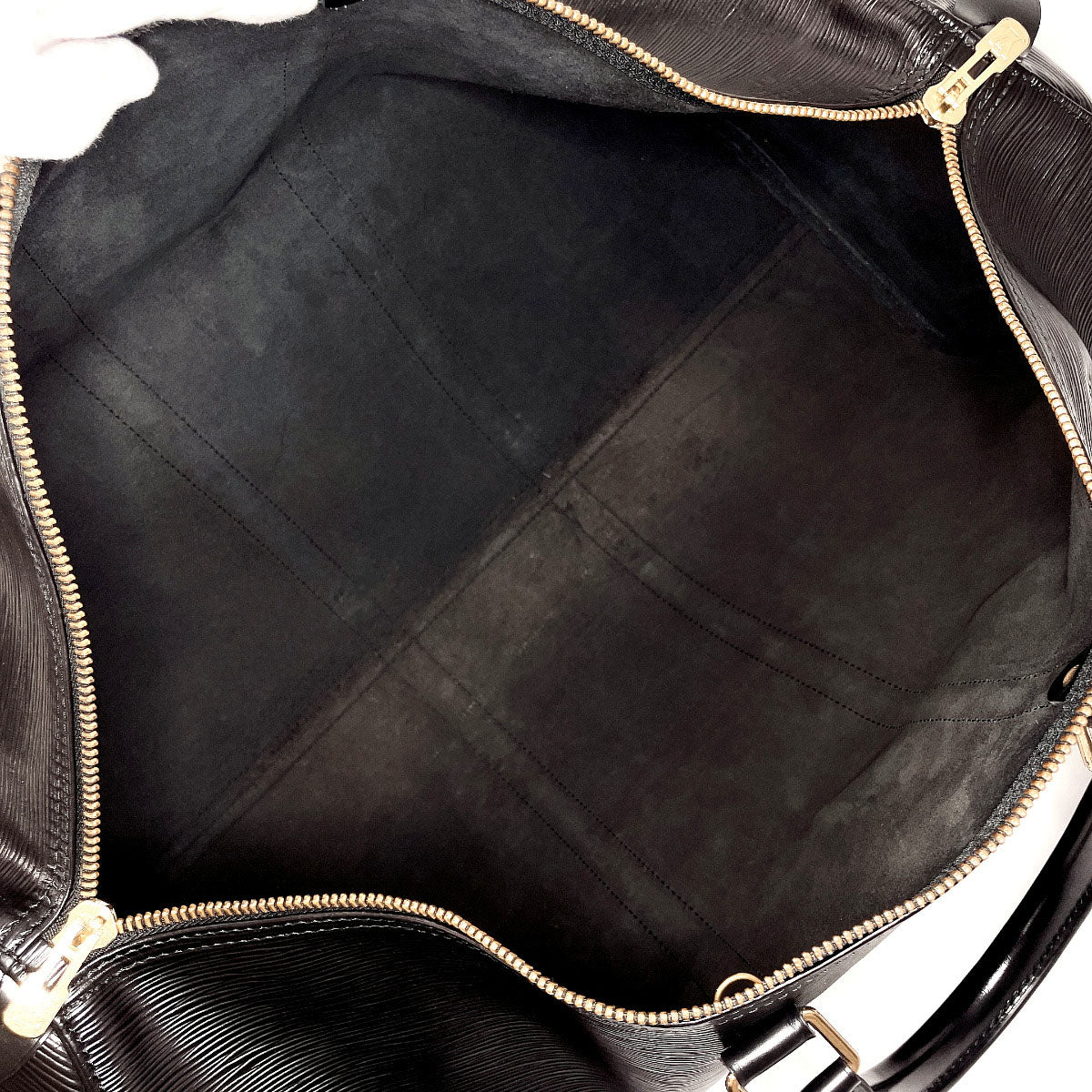 LOUIS VUITTON Boston Duffel bag M42952 Epi Leather black Keepall  55
