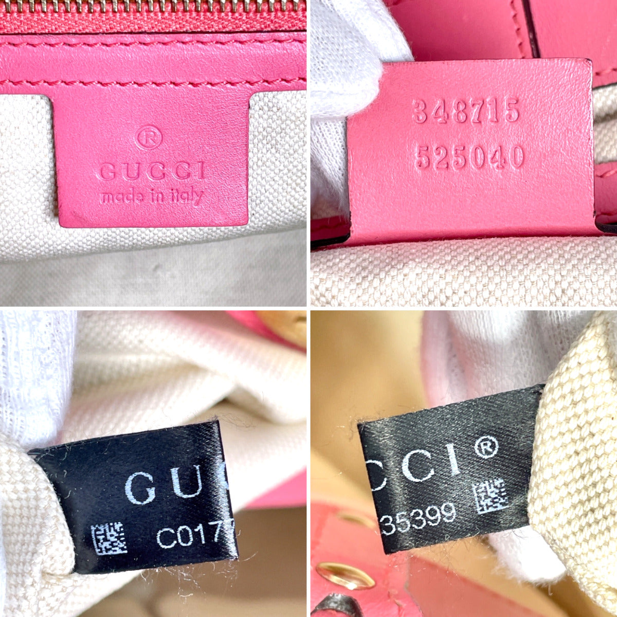 GUCCI Tote Bag 348715 Denim, Leather blue Craft
