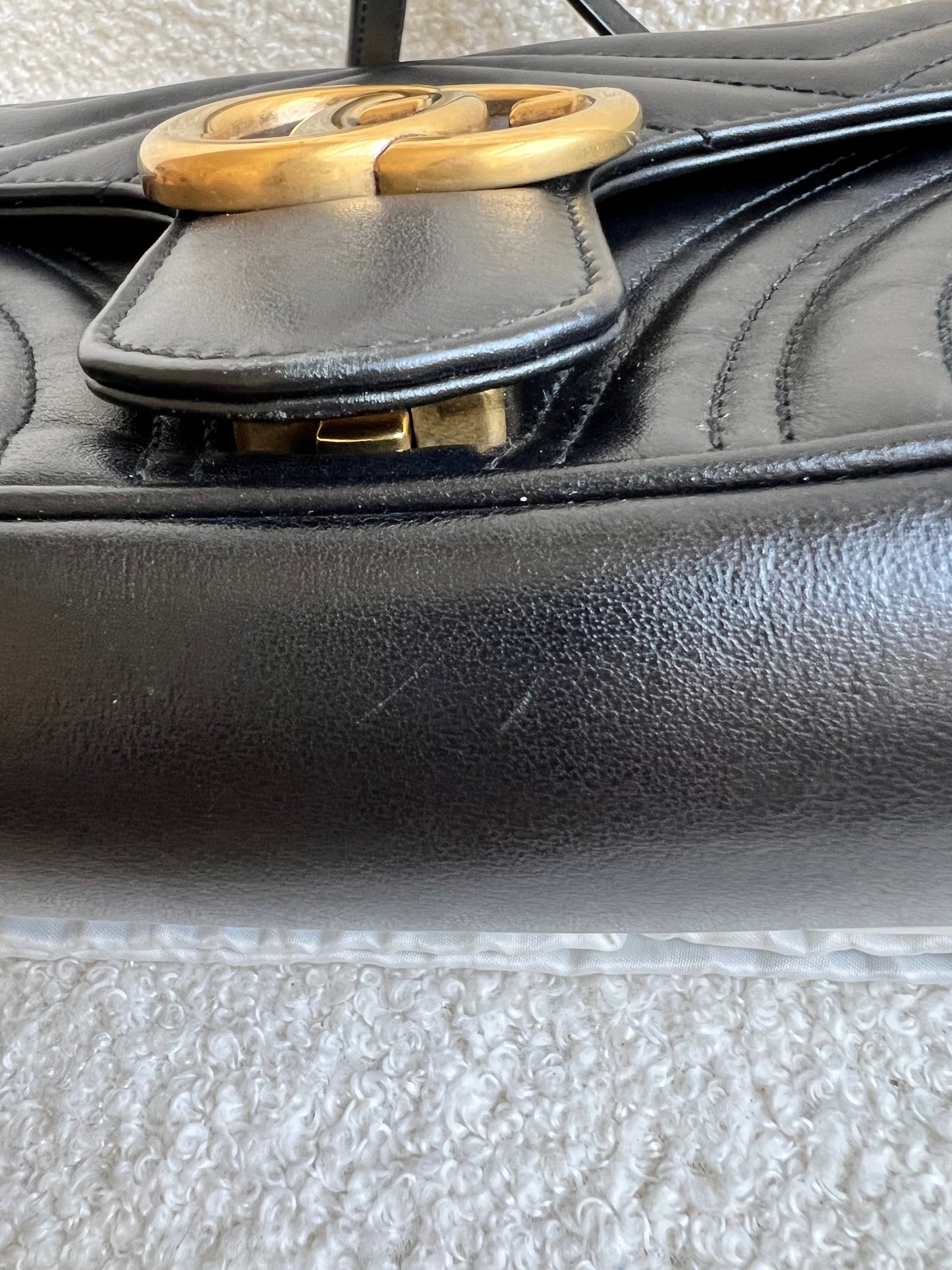 Gucci GG Black Marmont Small Shoulder Bag (RRP £1890)