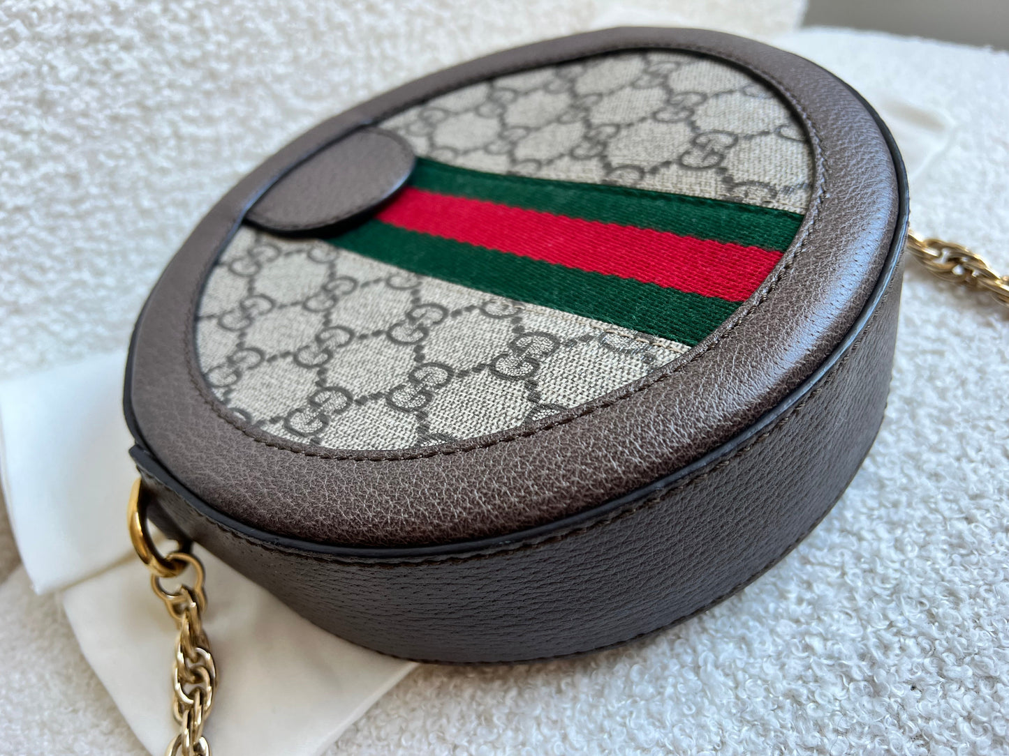 Gucci GG Ophidia Mini GG Round Shoulder Bag (RRP £1,270)