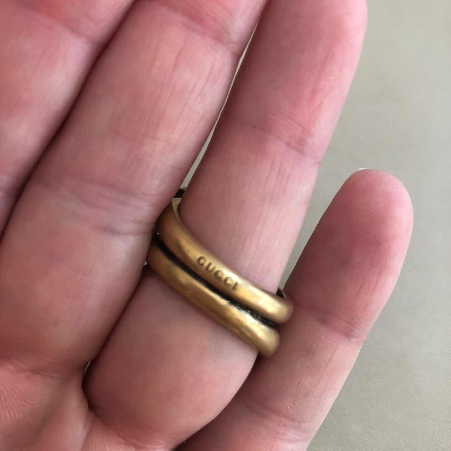 Gucci Double Feline Wrap Ring